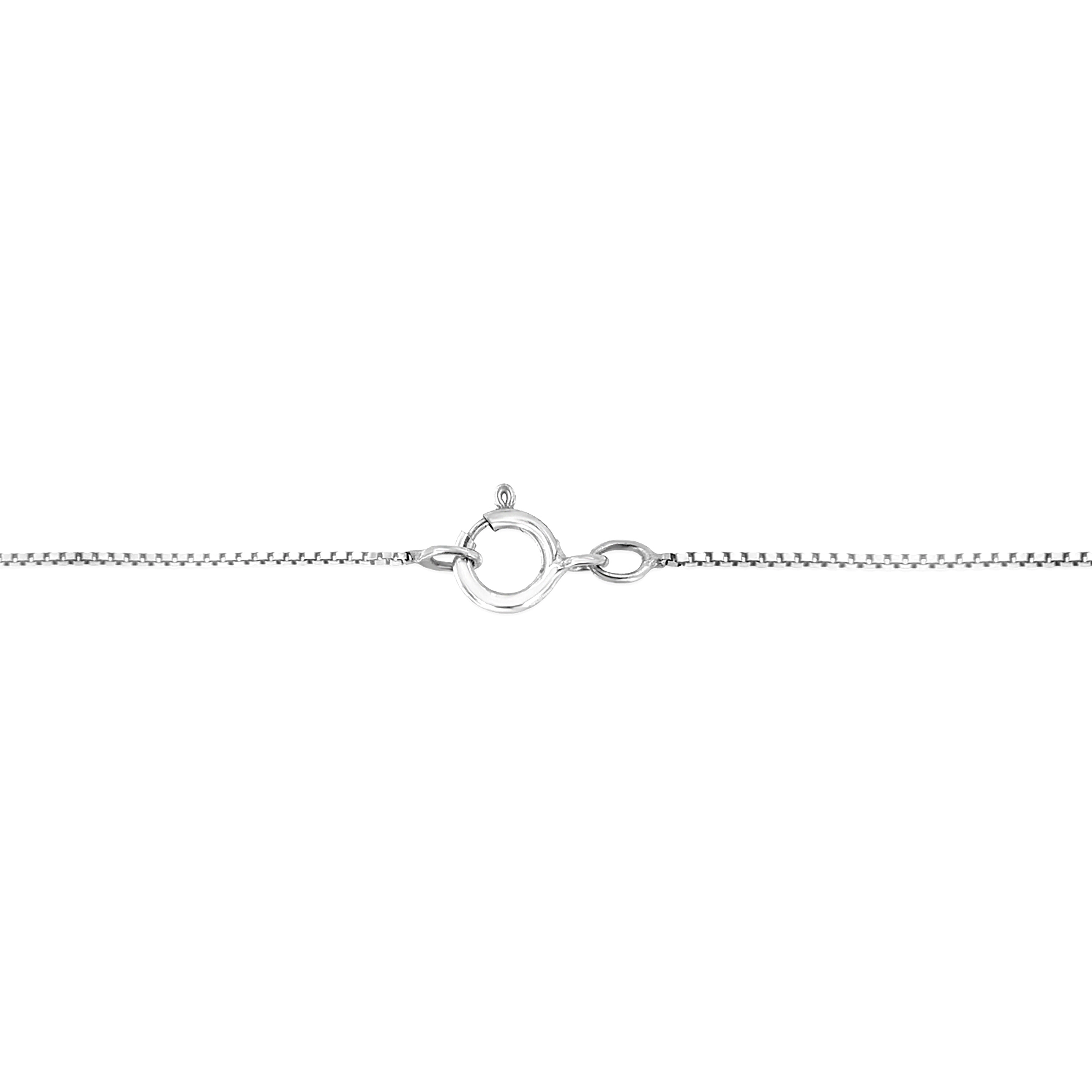 .925 Sterling Silver Treated Black Round-Cut Solitaire 4-Prong Set Diamond 18 Pendant Necklace