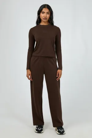All About Eve Luxe Active Pant Brown
