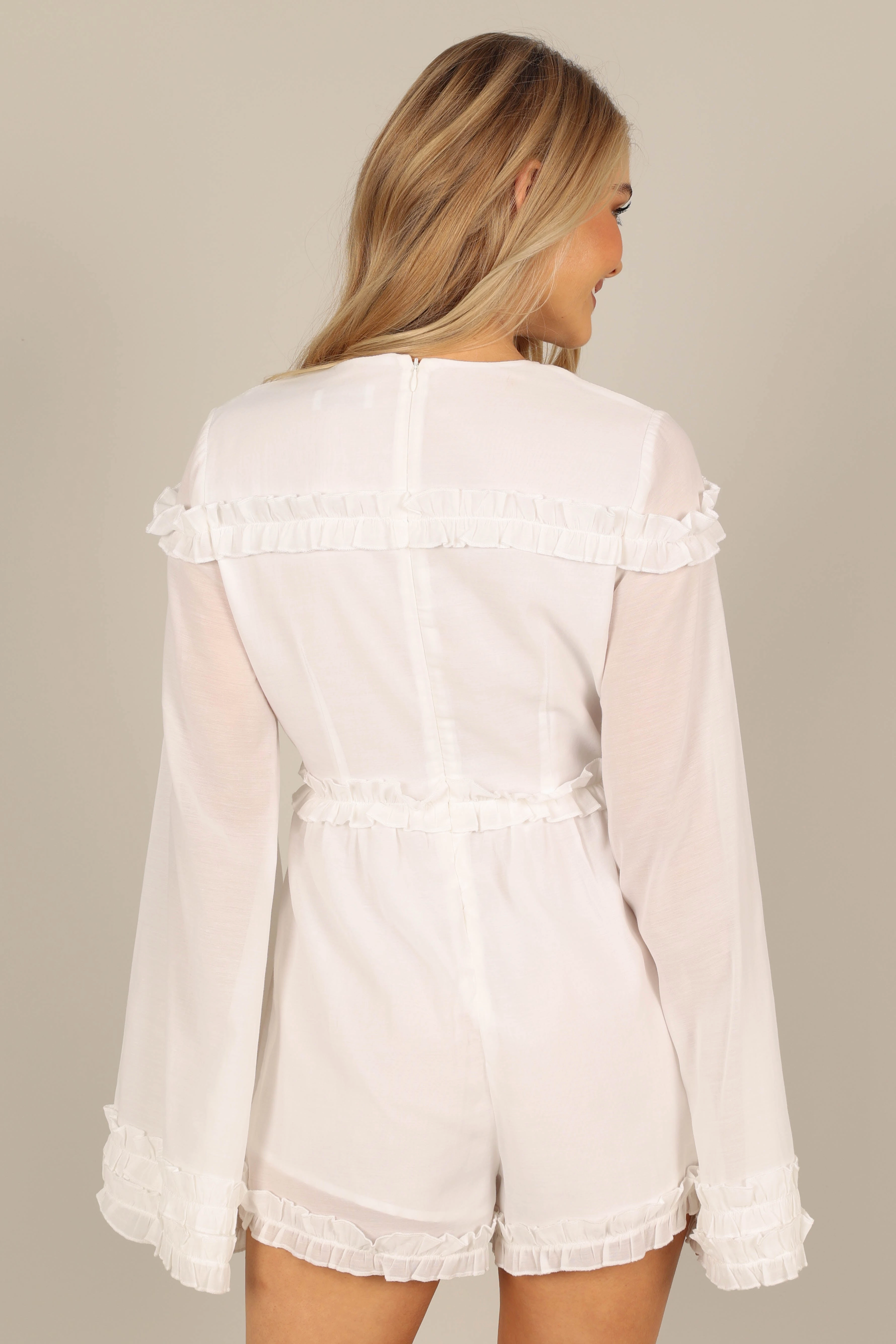 Bettina Playsuit - White