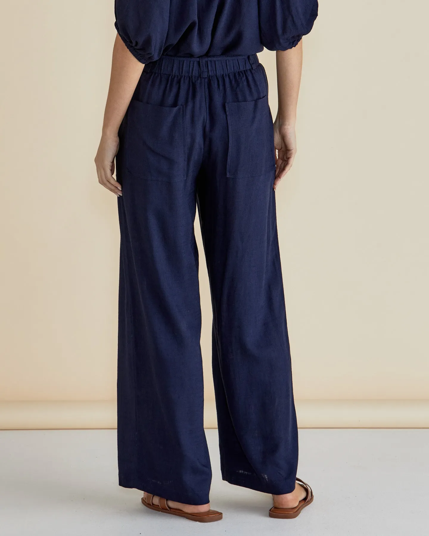 Betty Basics Tamara Pant Dark Blue