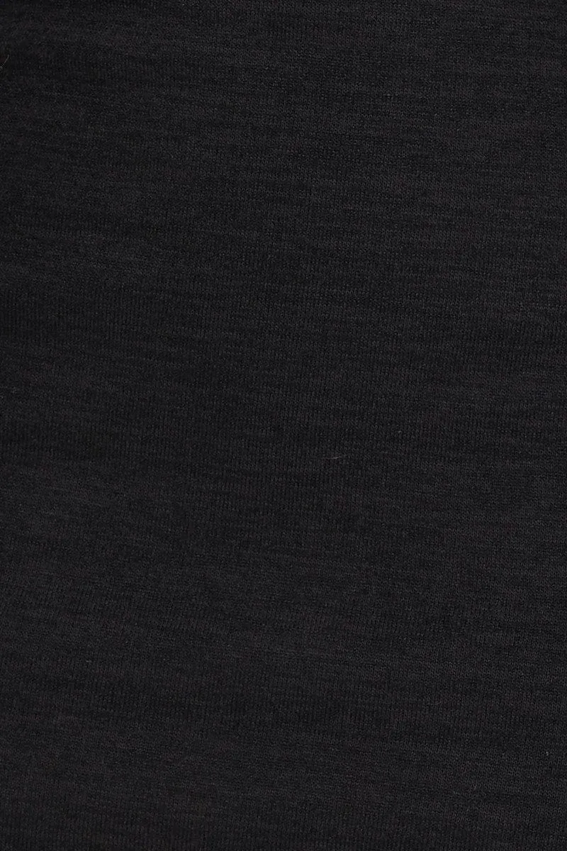 Black Cut Out Detail Mini Dress
