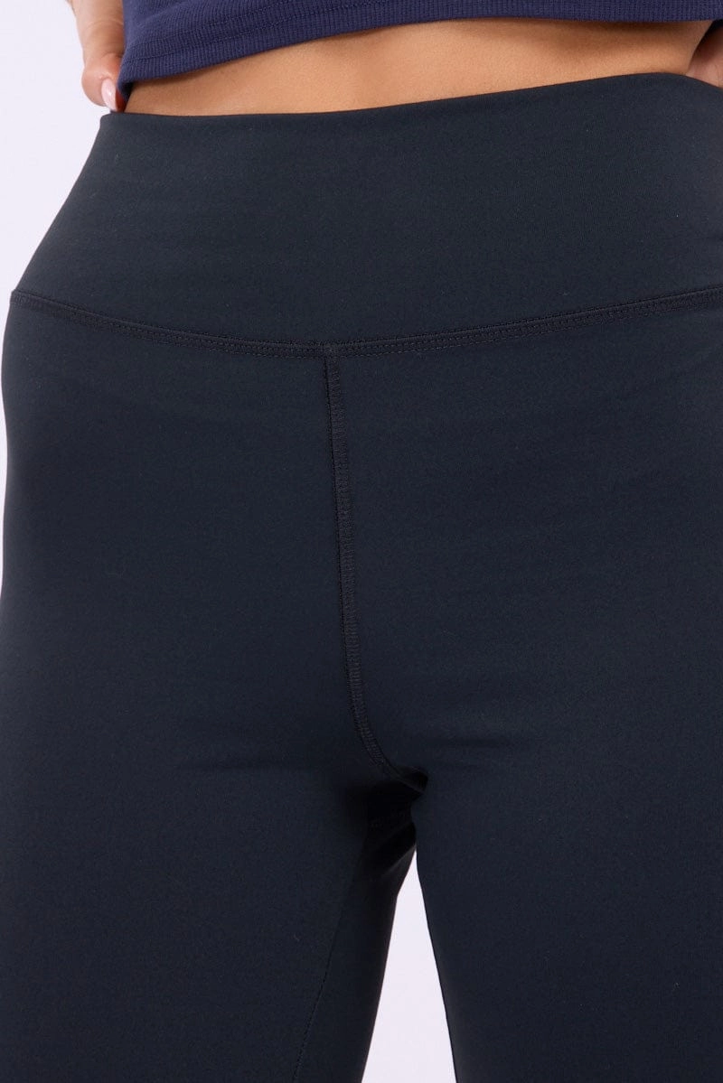 Black Flare Leg Pants