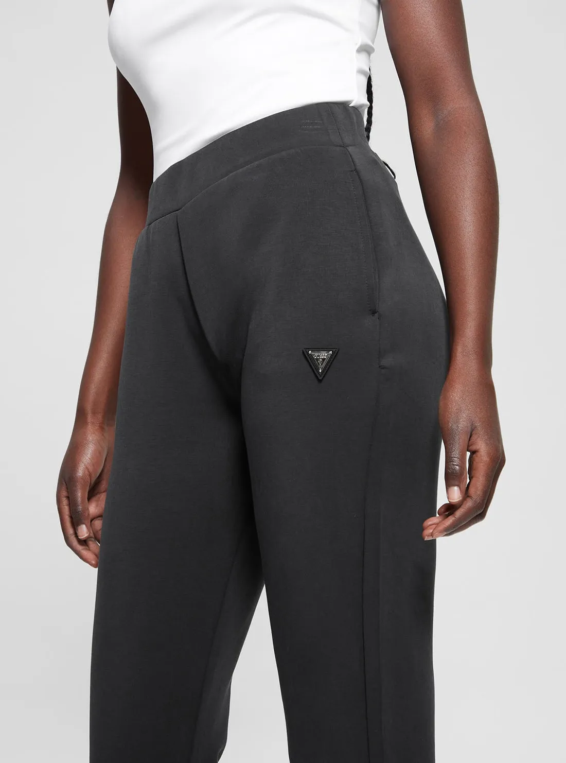 Black Olympe Long Pants