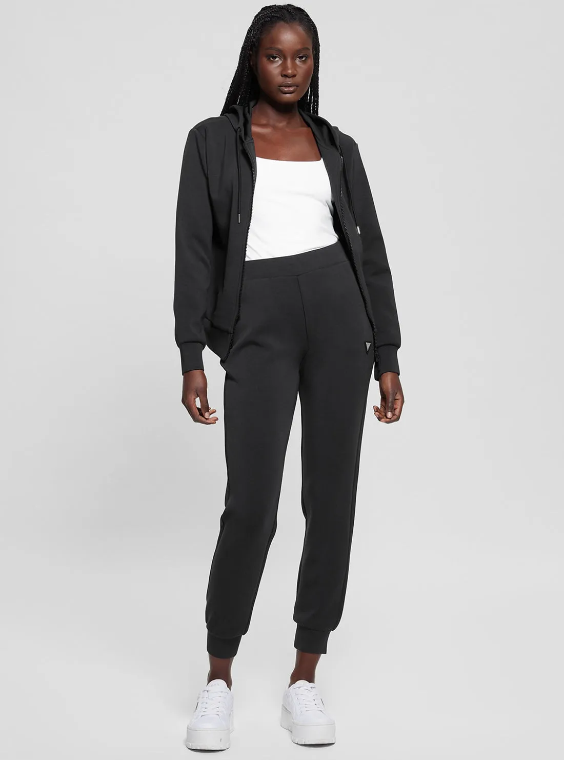 Black Olympe Long Pants