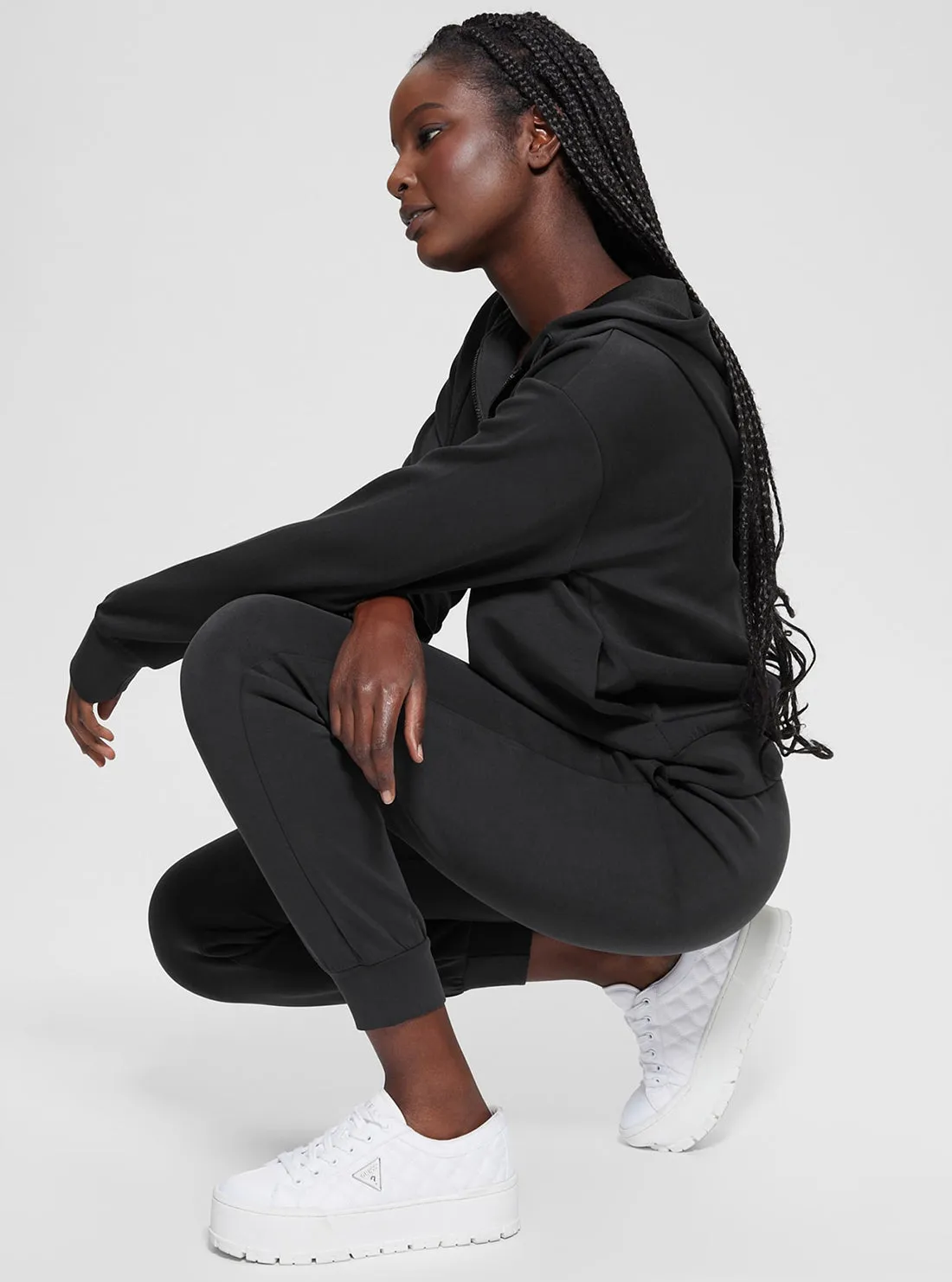 Black Olympe Long Pants