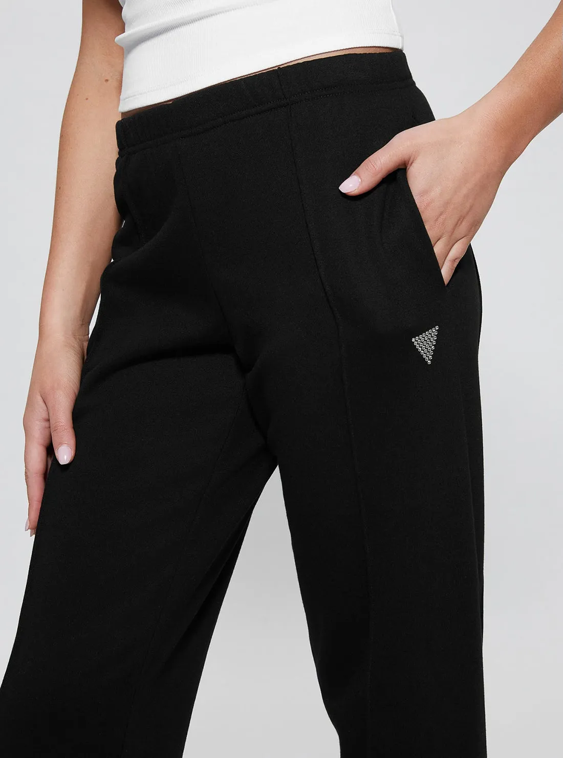 Black Skylae Jogger Pants