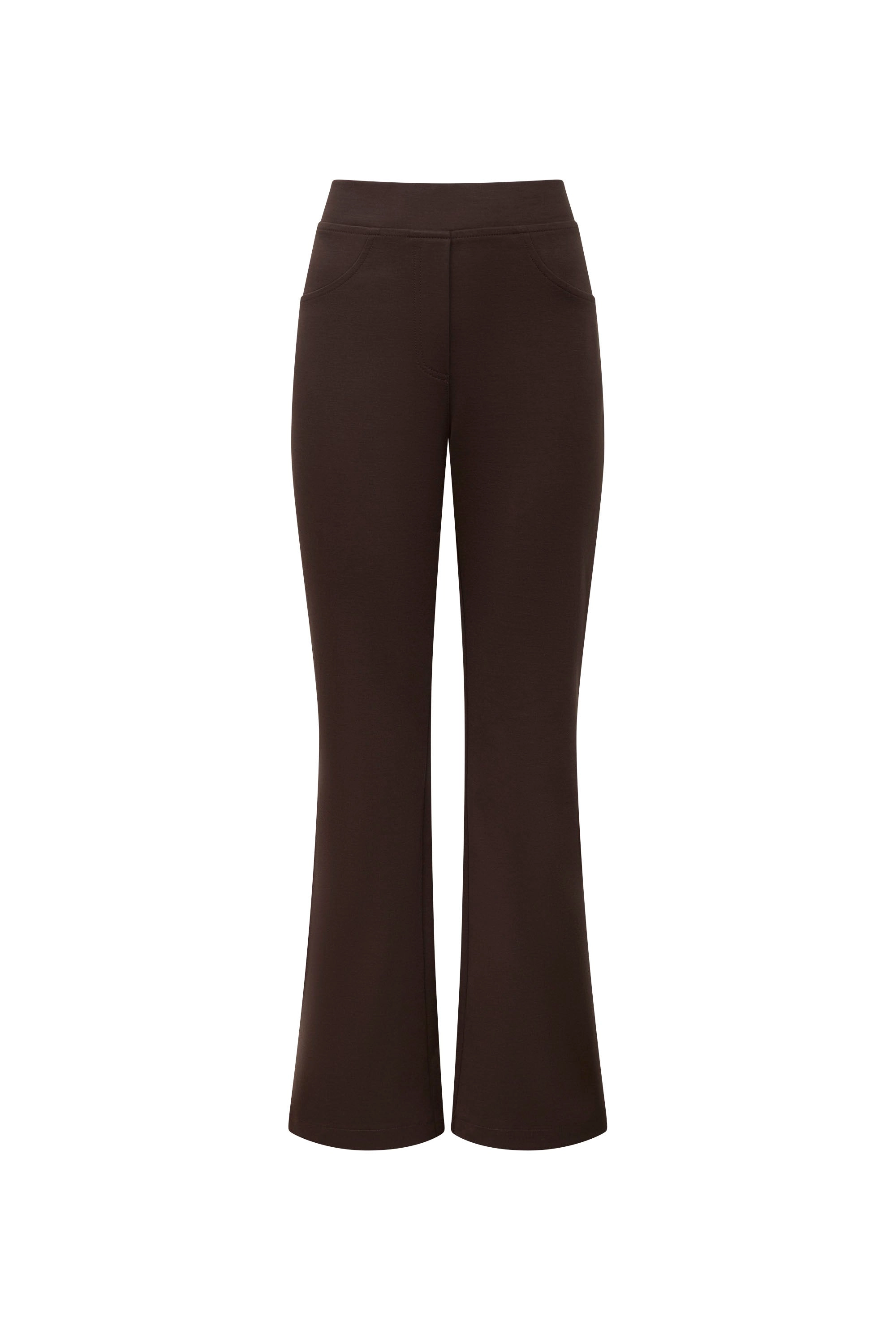 Boot Leg Brown Trousers