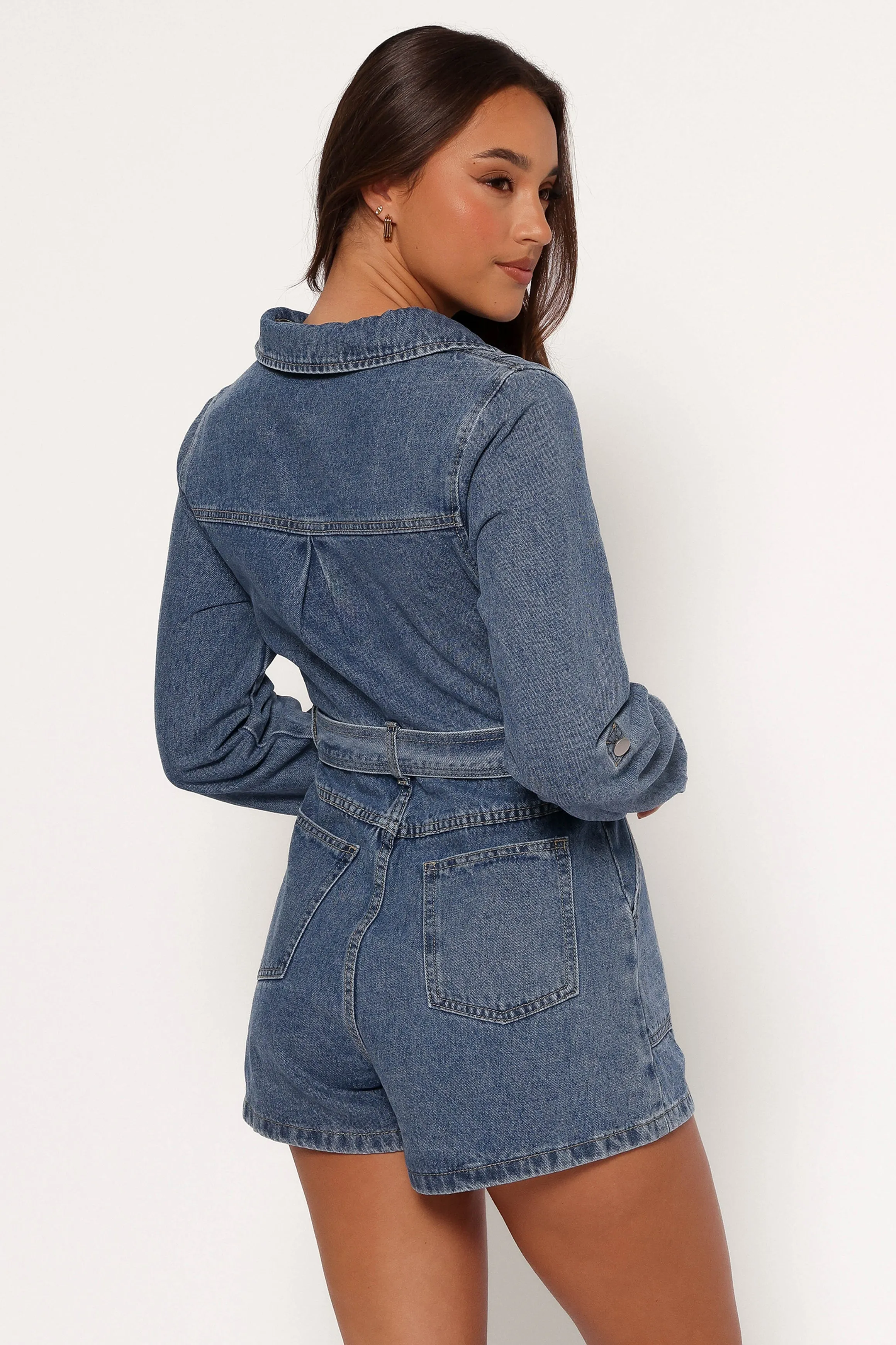 Brady Denim Playsuit - Blue