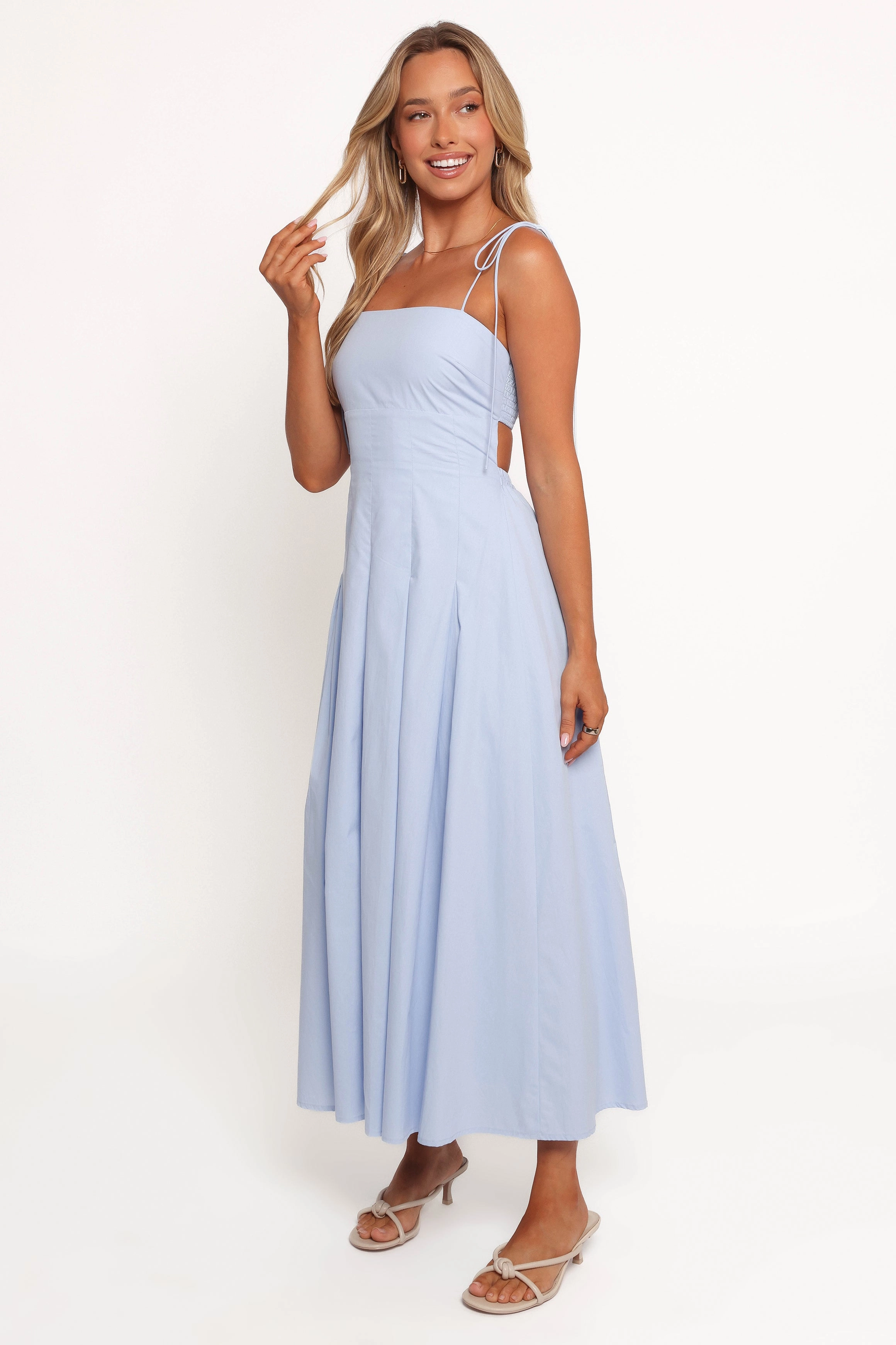 Briony Midi Dress - Blue
