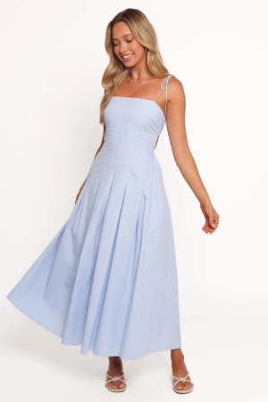 Briony Midi Dress - Blue