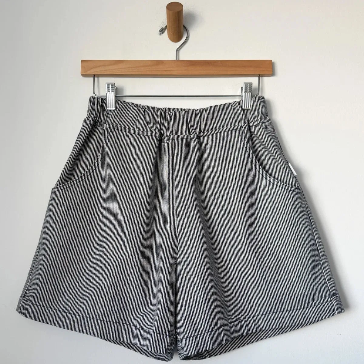 City Shorts (Navy Stripe)
