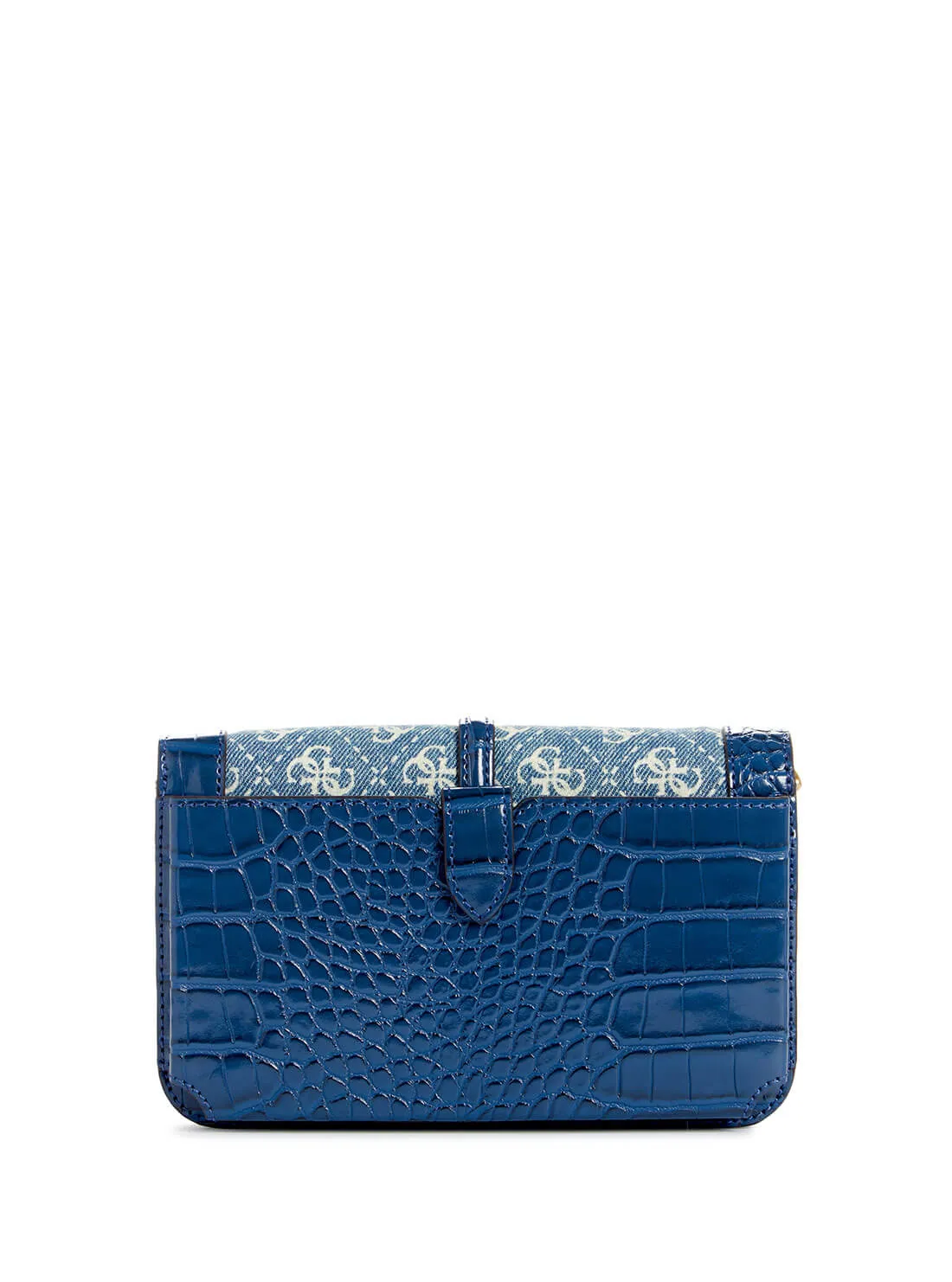 Denim Blue G James Logo Crossbody Bag
