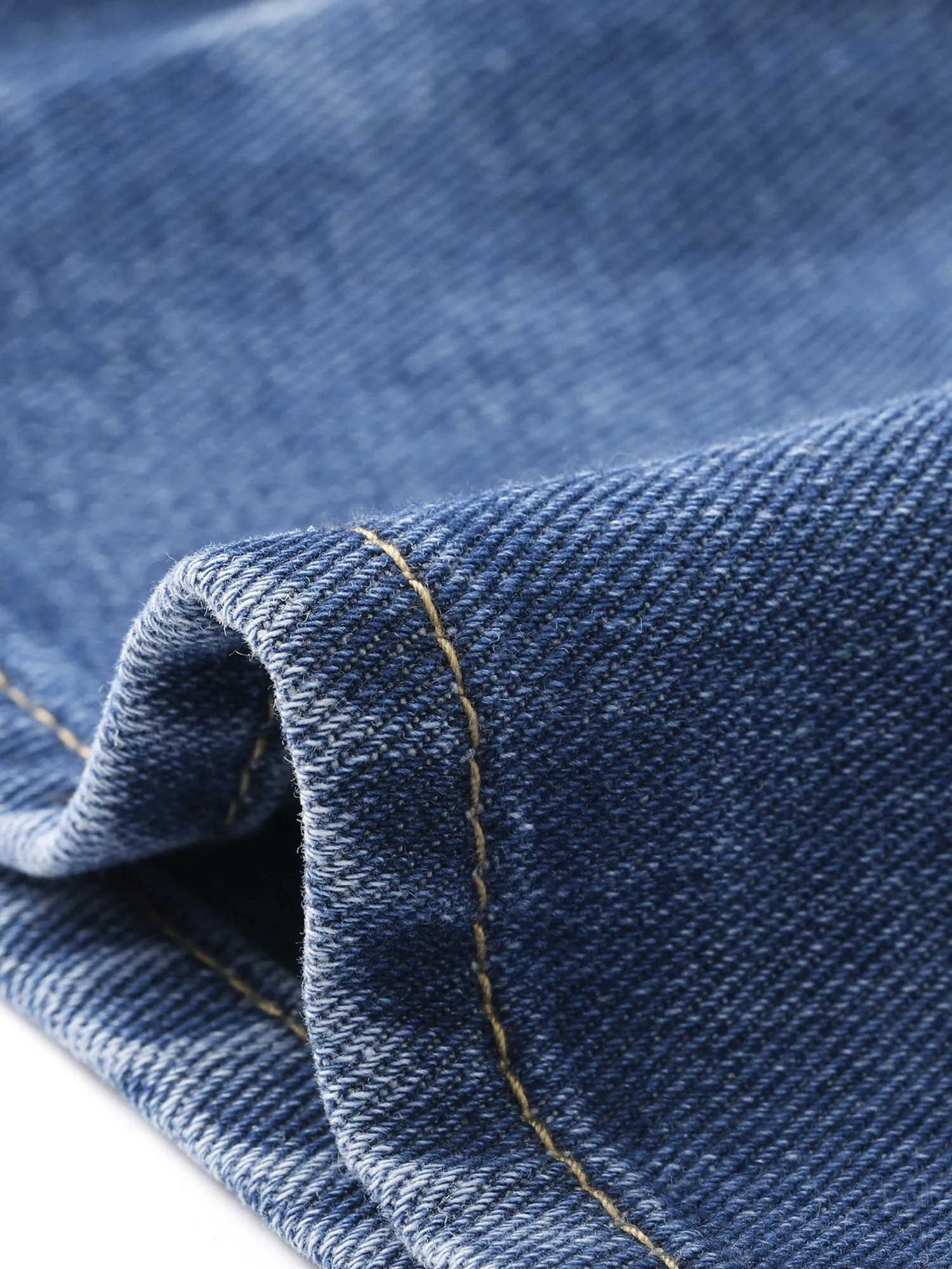 Denim V Neck Button Down Jean Waistcoat Vest