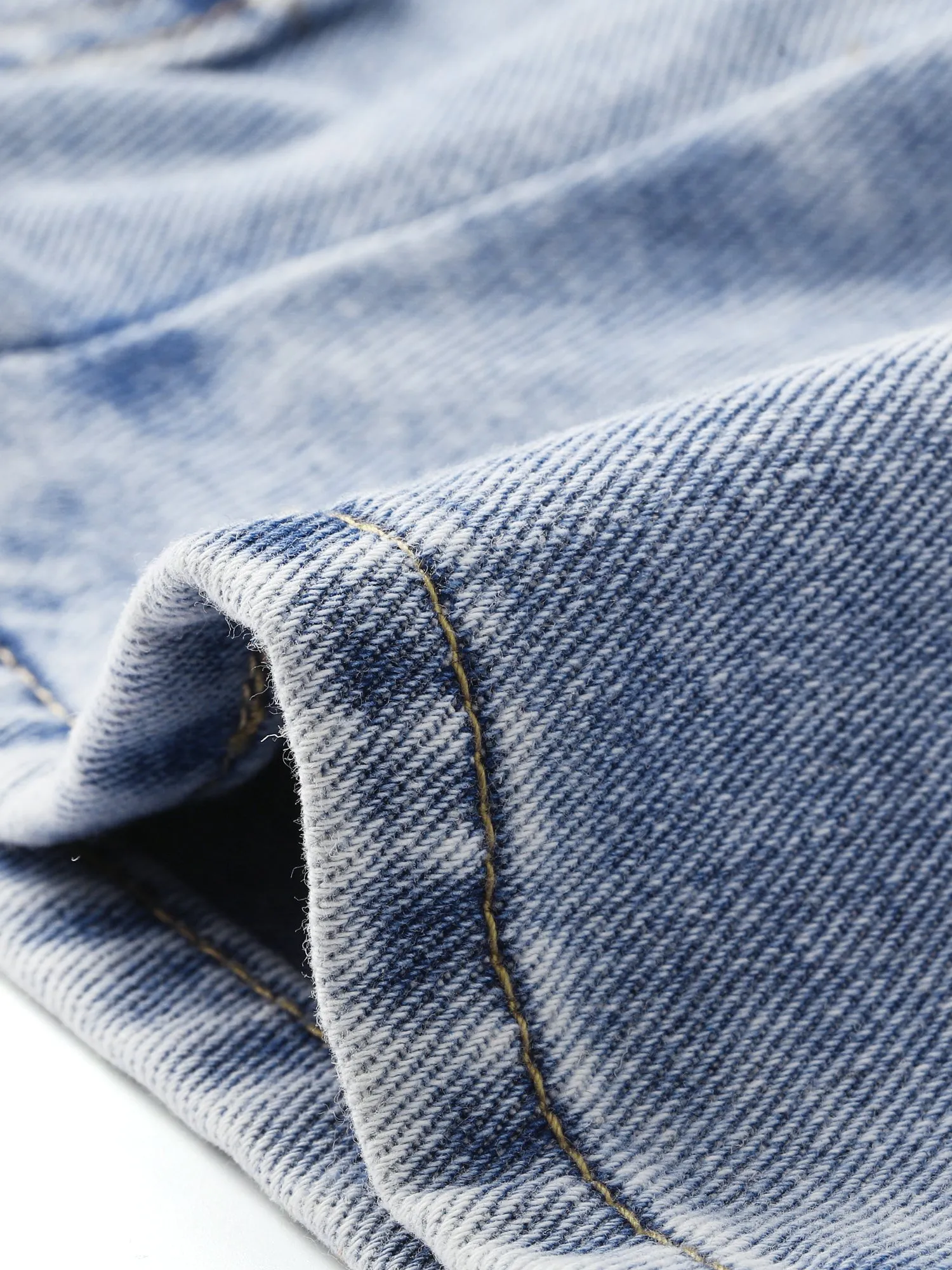 Denim V Neck Button Down Jean Waistcoat Vest