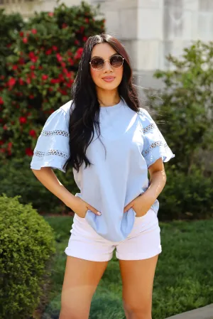 Effective Charm Flutter Sleeve Blouse