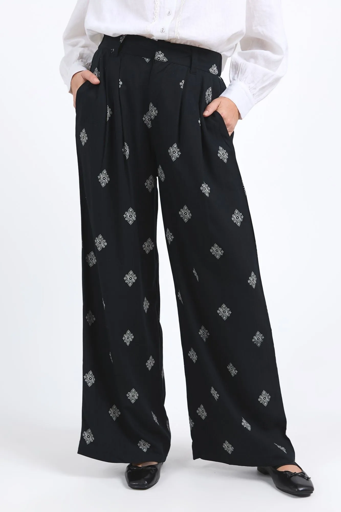 Elm Georgina Print Pant Georgina Pant