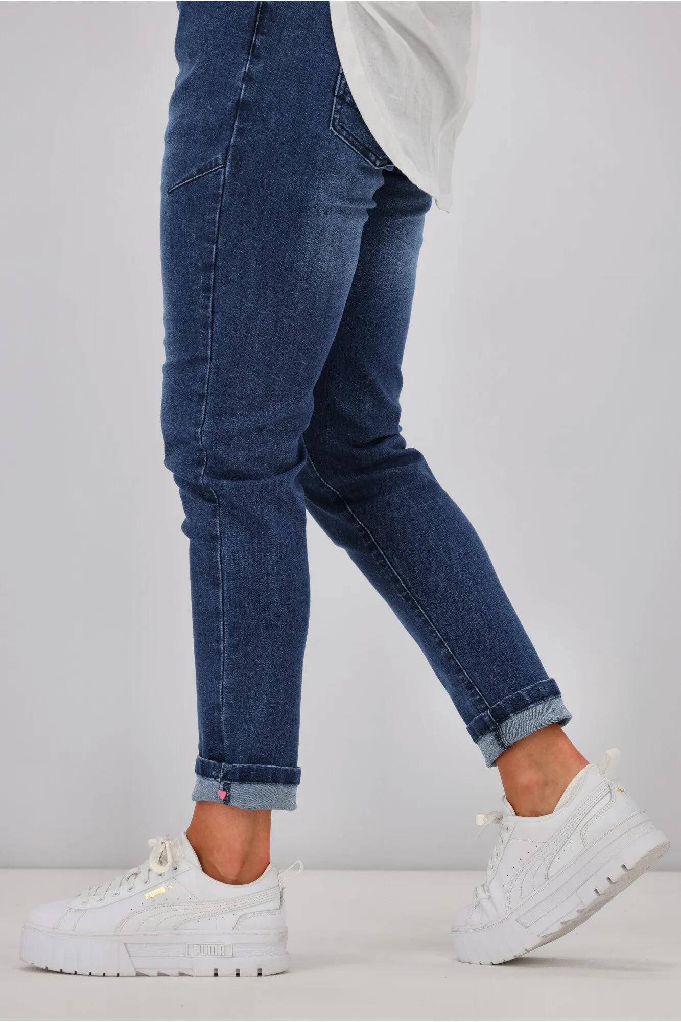Elm Melody Denim Jogger Dark Blue Wash