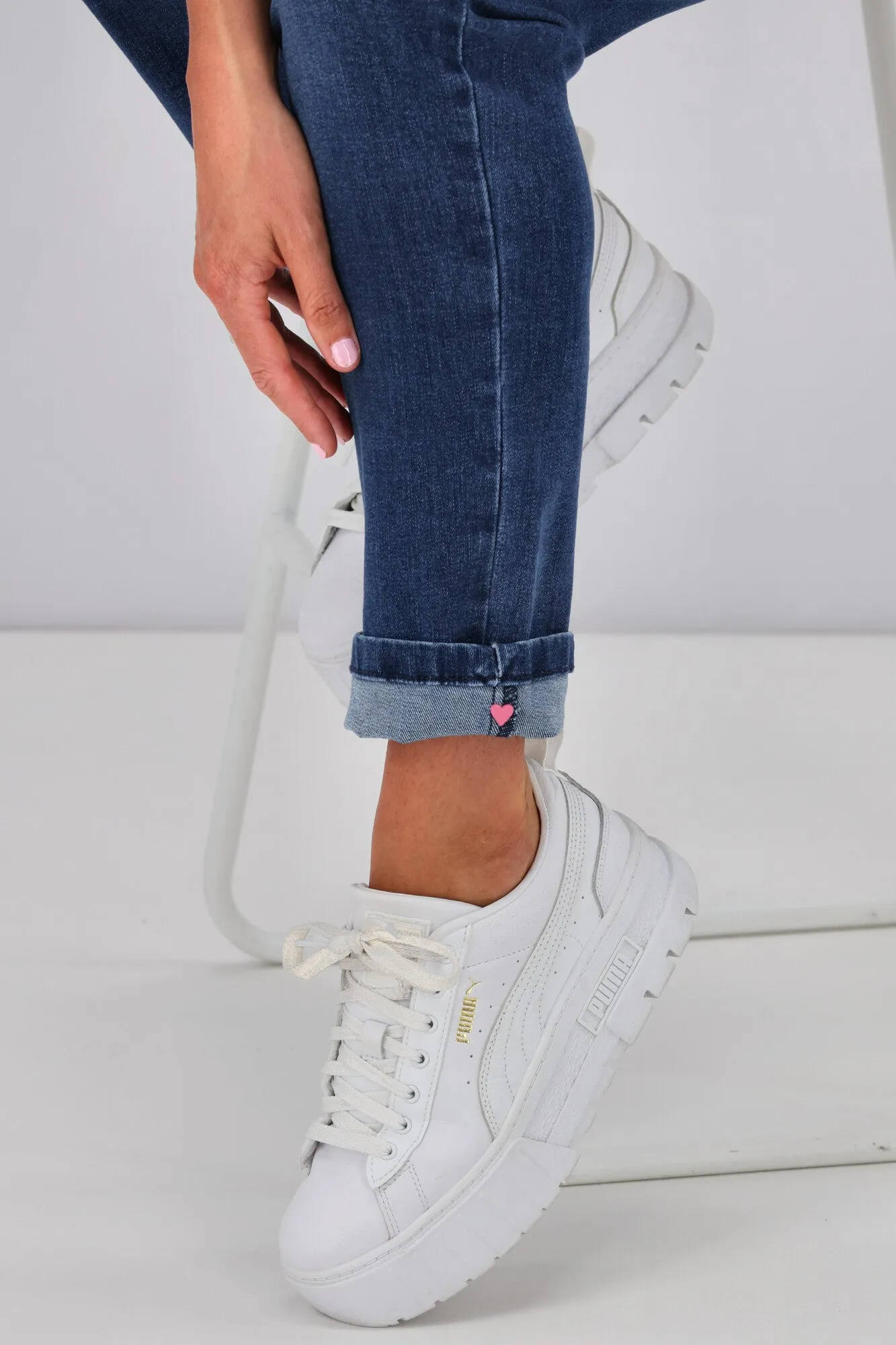 Elm Melody Denim Jogger Dark Blue Wash