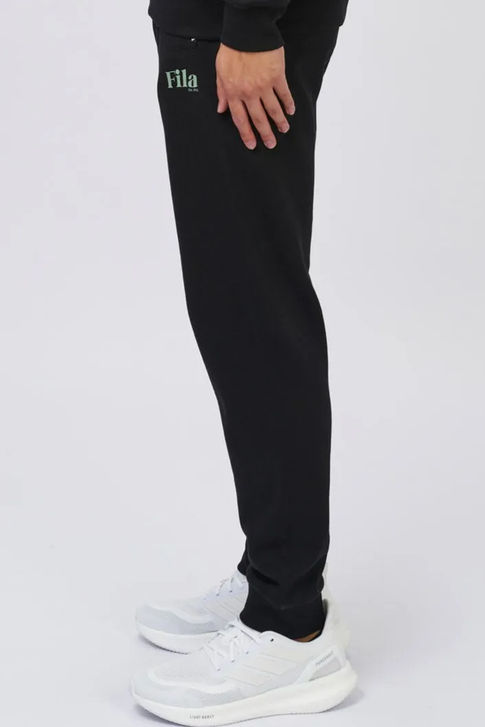 FILA MEN'S JAMIE BLACK TRACKPANTS
