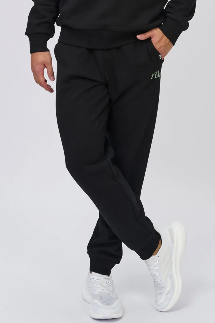FILA MEN'S JAMIE BLACK TRACKPANTS