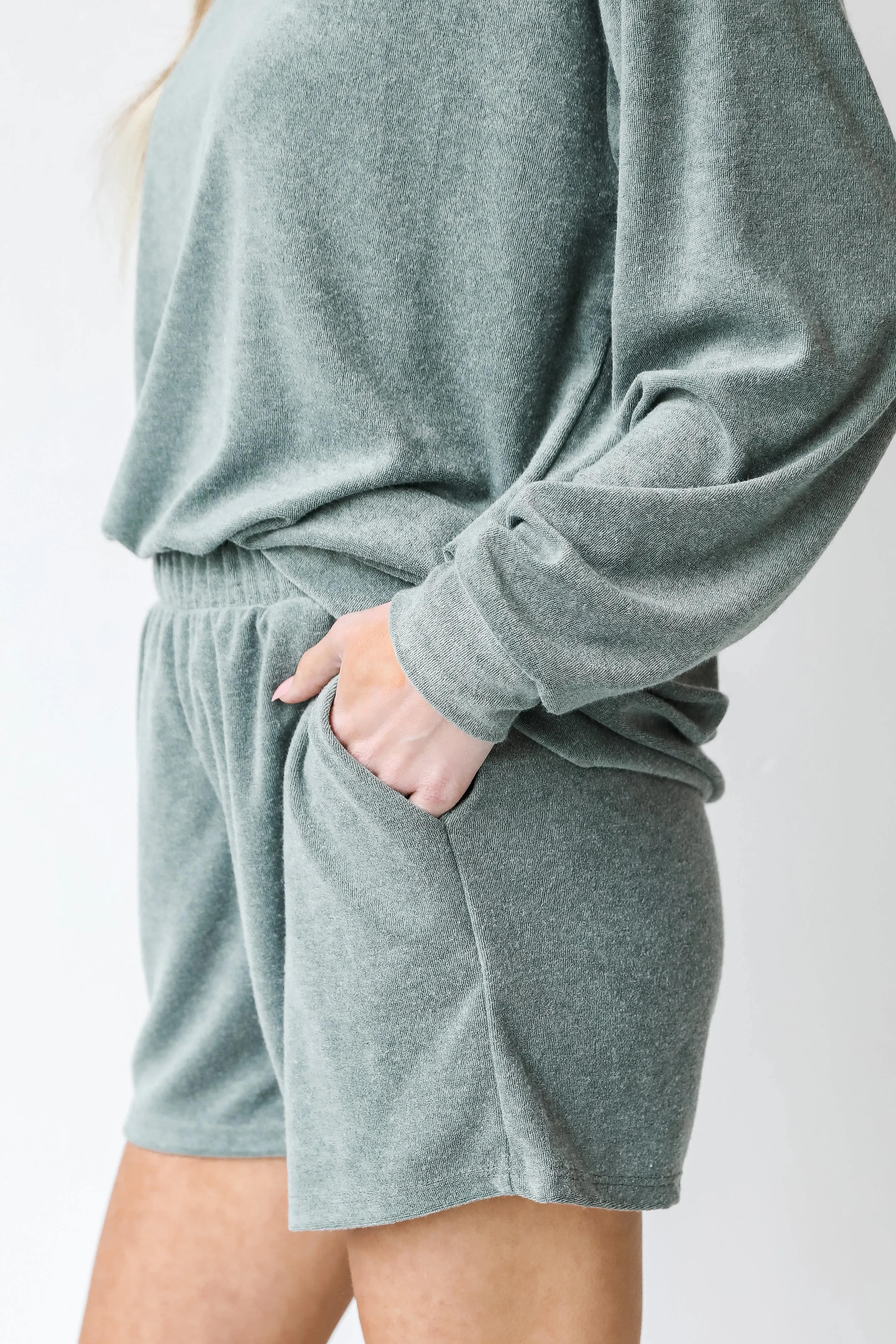 FINAL SALE - Cozy Little Secret Terry Cloth Shorts