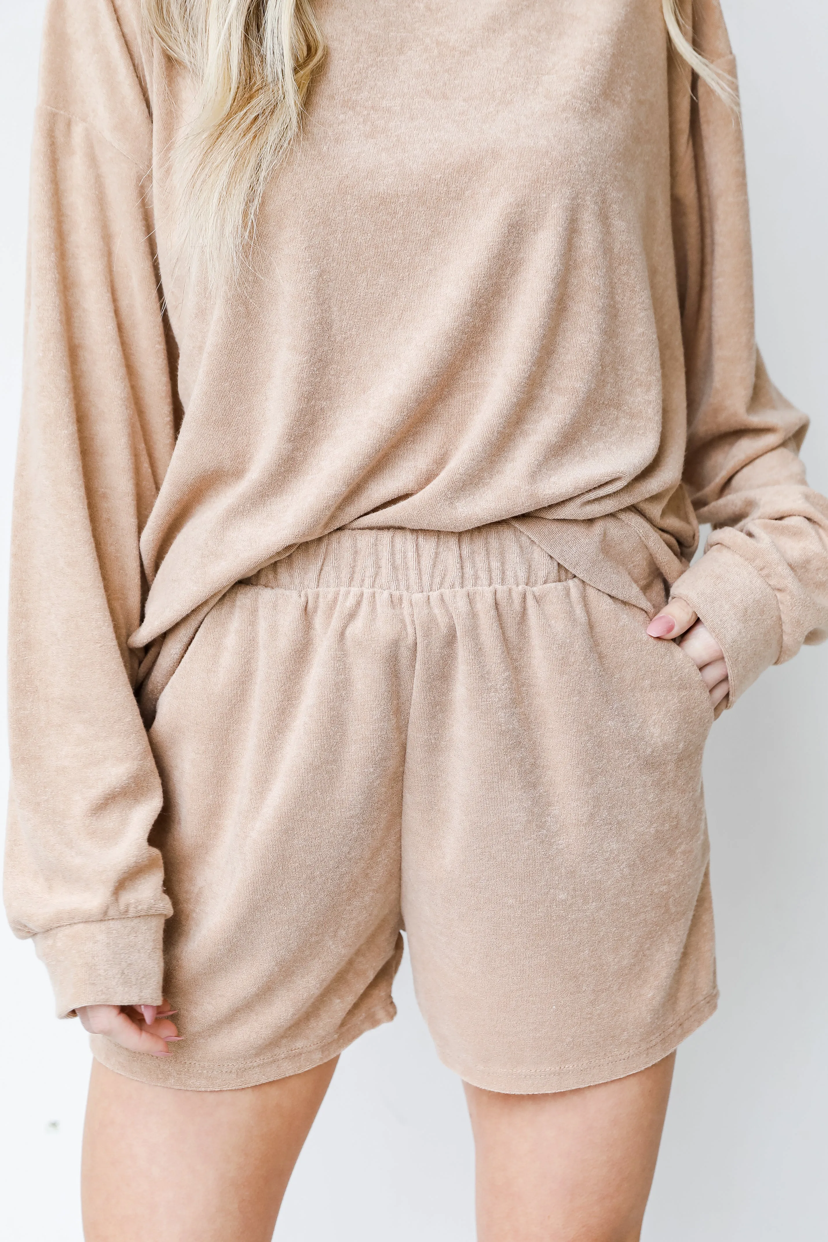 FINAL SALE - Cozy Little Secret Terry Cloth Shorts
