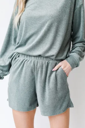 FINAL SALE - Cozy Little Secret Terry Cloth Shorts