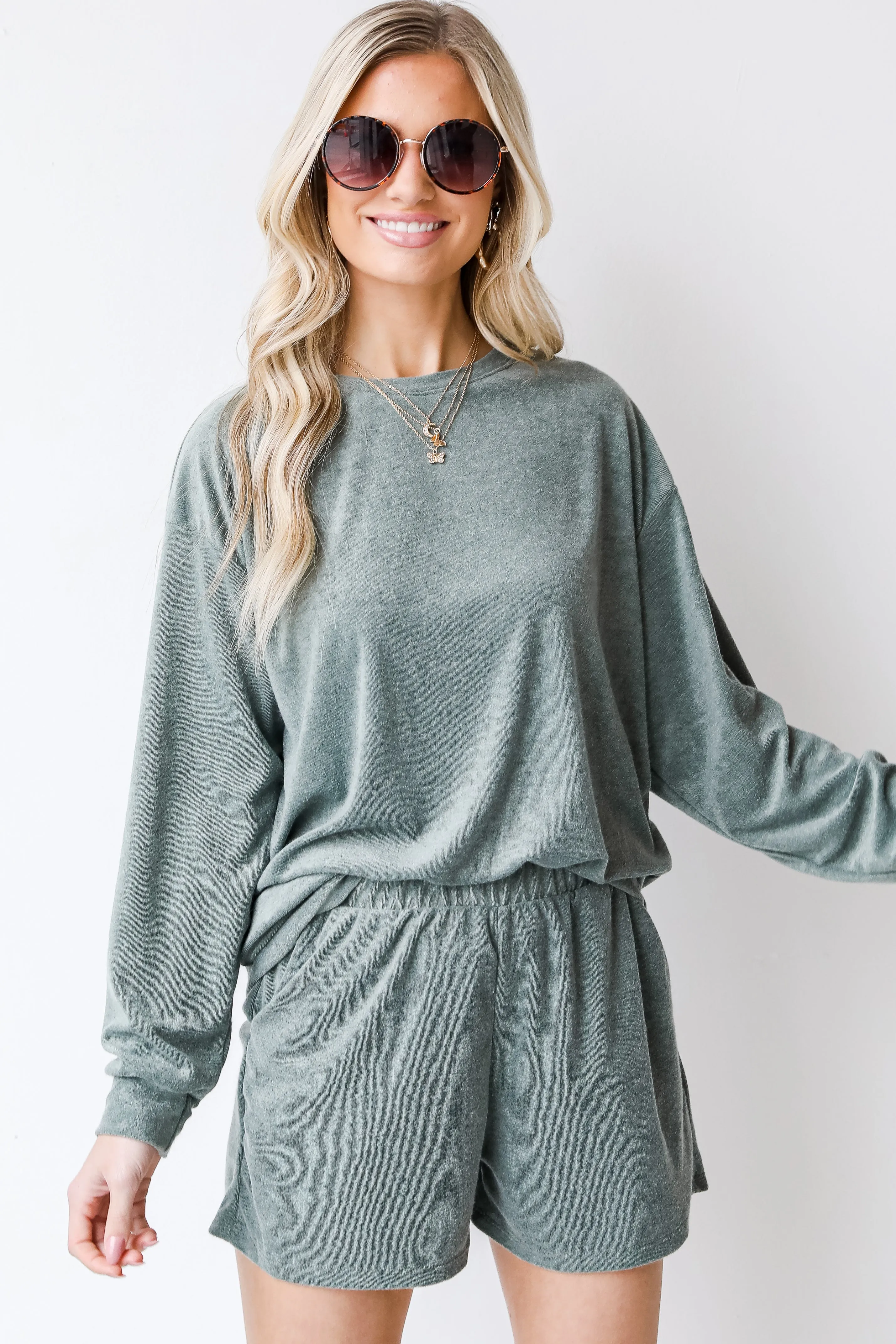 FINAL SALE - Cozy Little Secret Terry Cloth Shorts