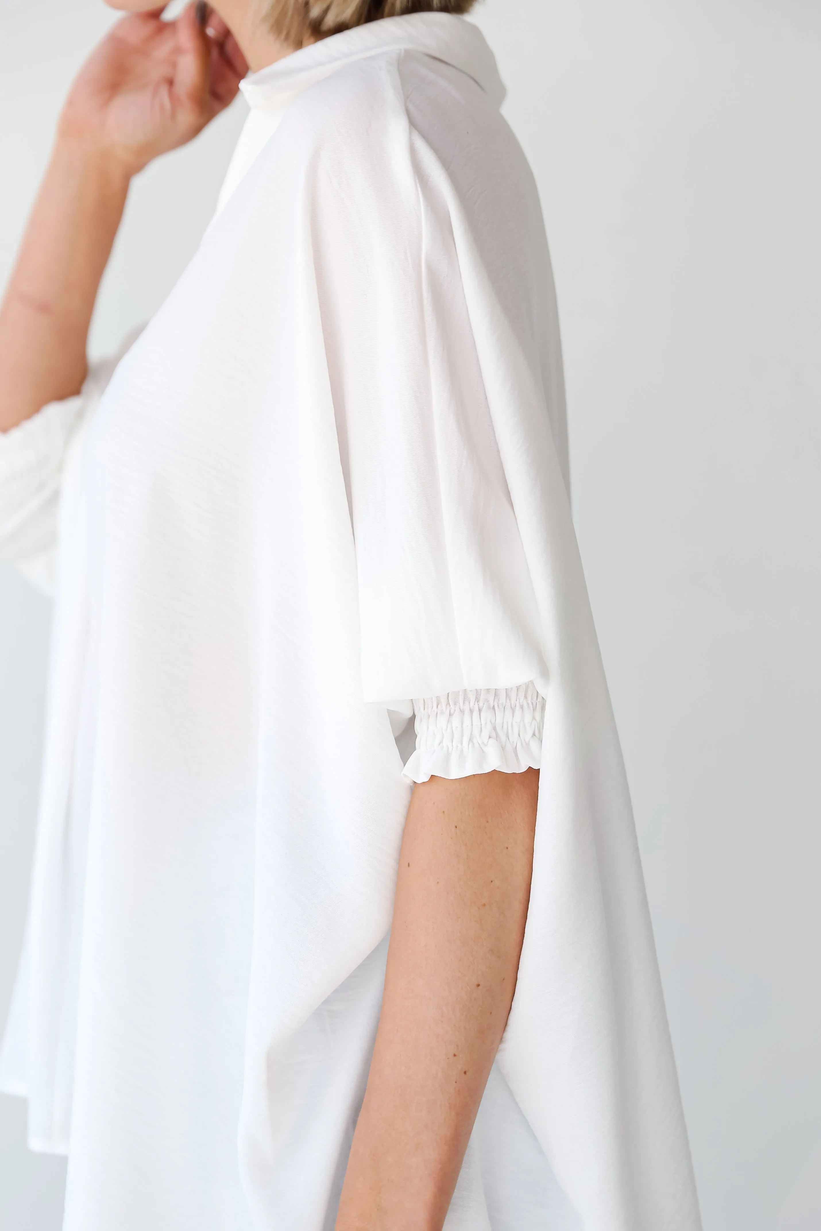 FINAL SALE - Lennon Oversized Blouse - DU DEAL