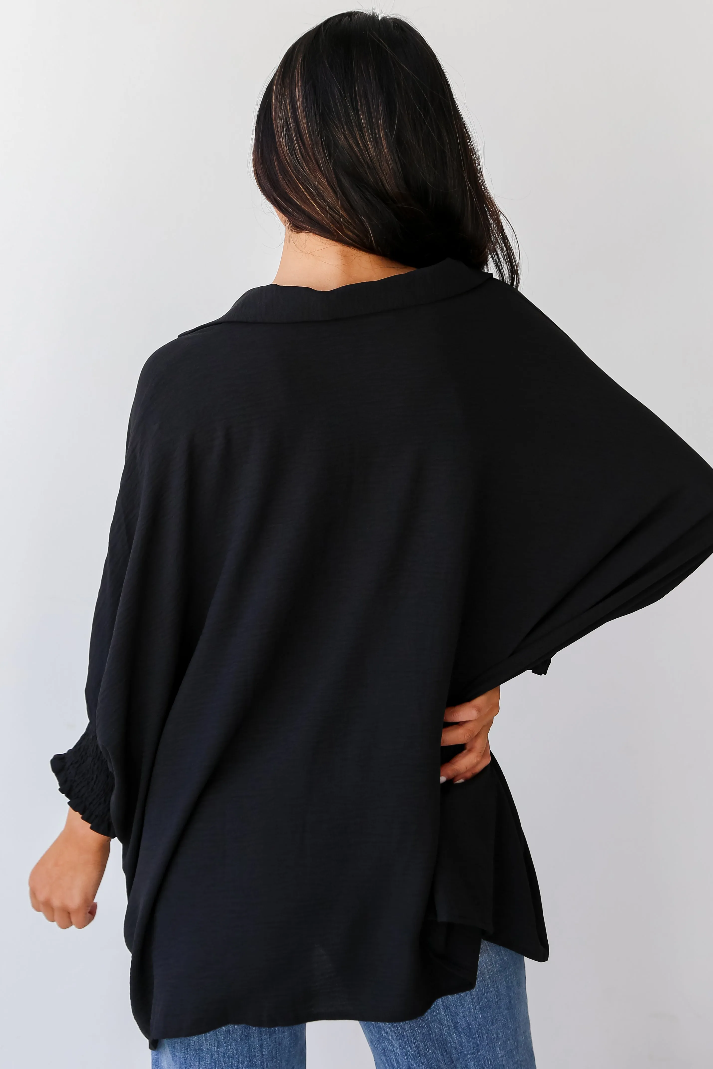 FINAL SALE - Lennon Oversized Blouse - DU DEAL