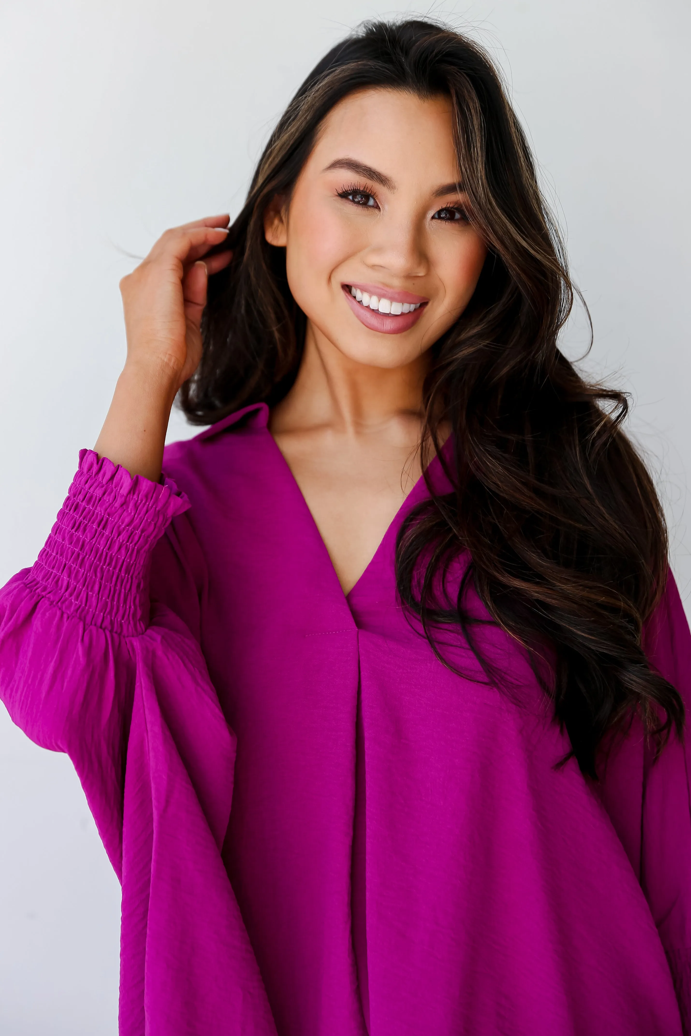FINAL SALE - Lennon Oversized Blouse - DU DEAL