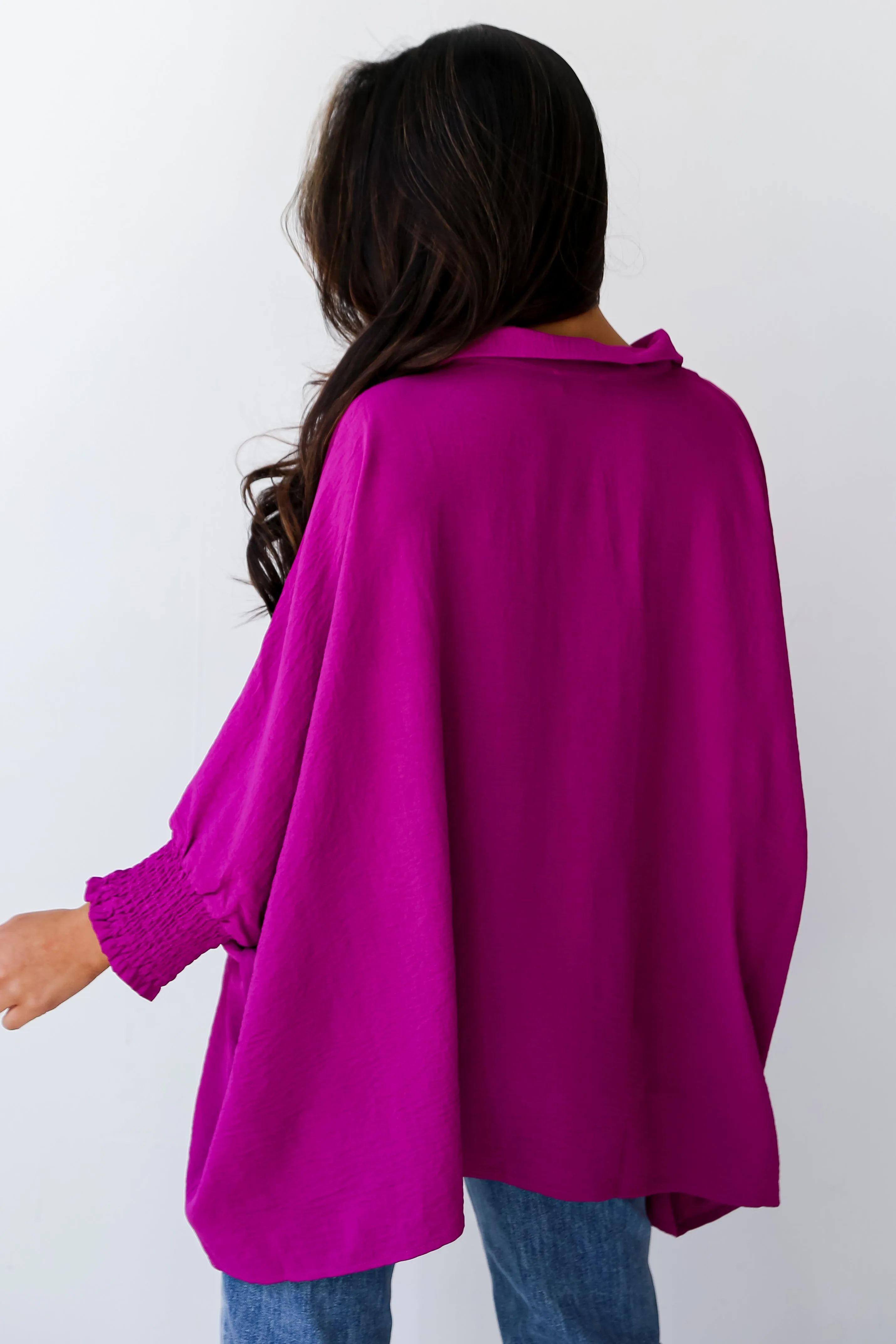 FINAL SALE - Lennon Oversized Blouse - DU DEAL