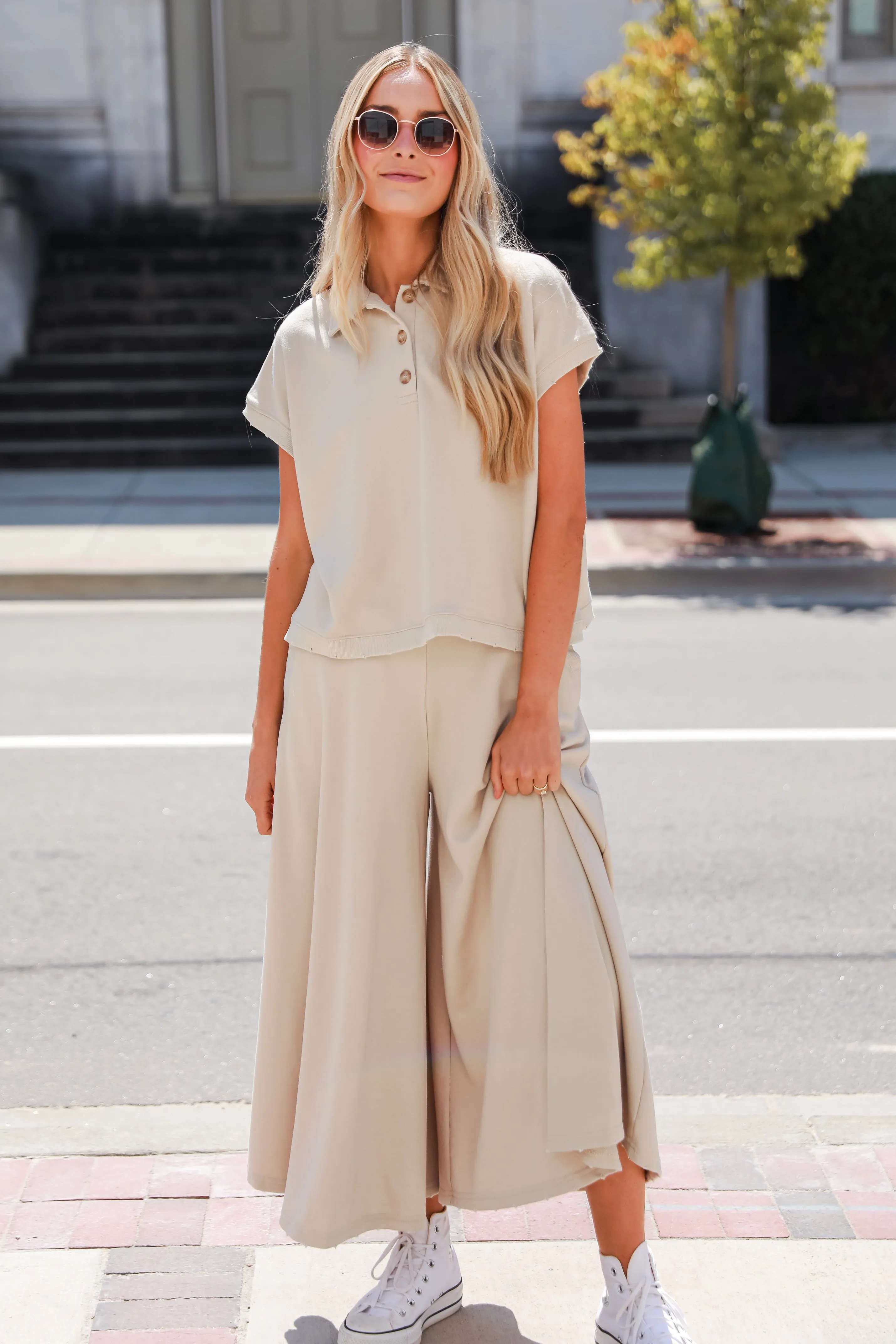 FINAL SALE - Lovely Daydream Wide Leg Pants