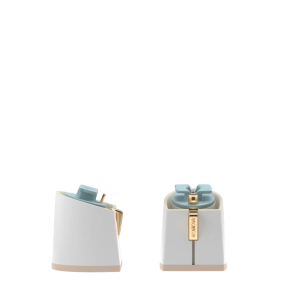 Flare Block Heel Kit White 3"