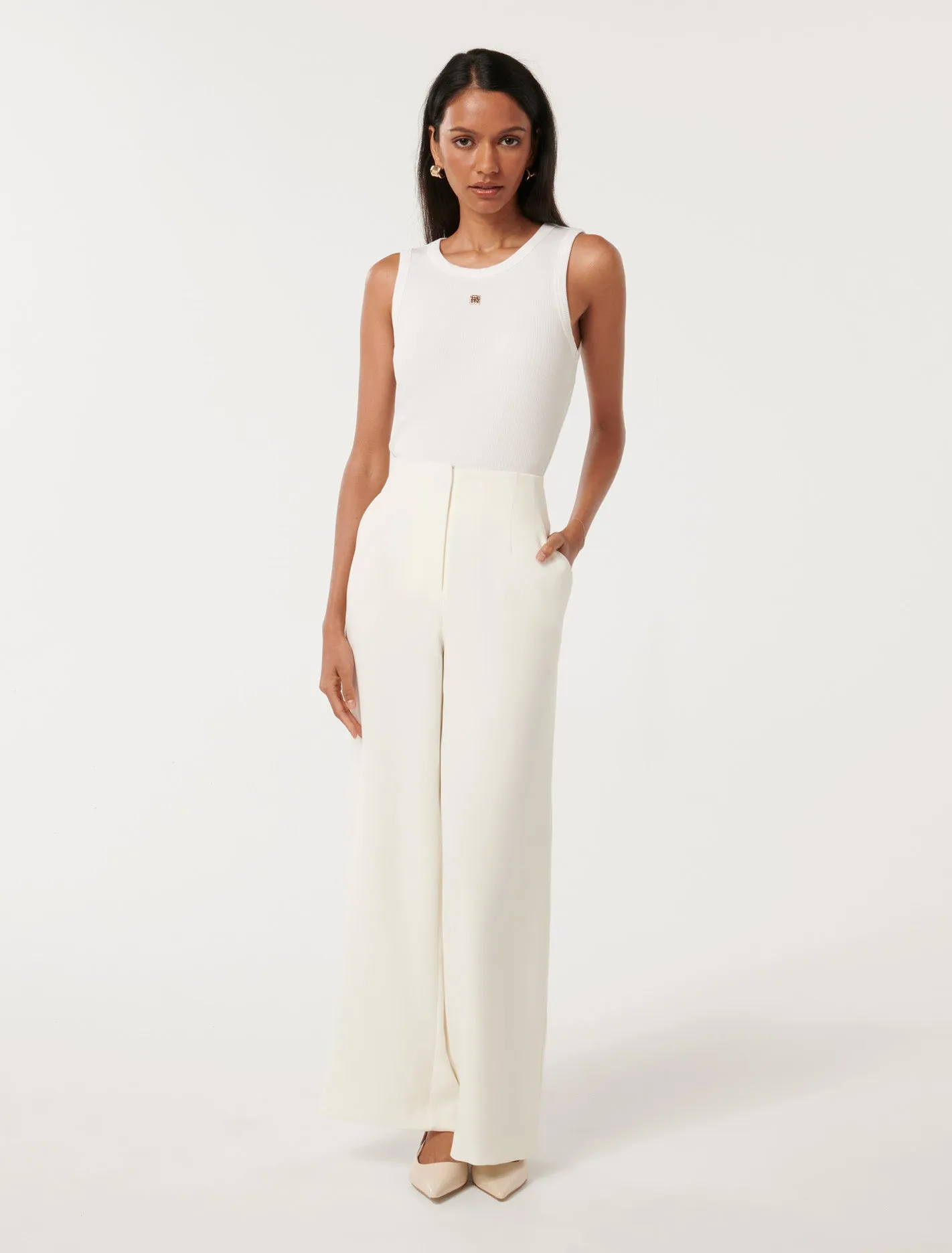Freya Petite High Waist Wide Leg Pants
