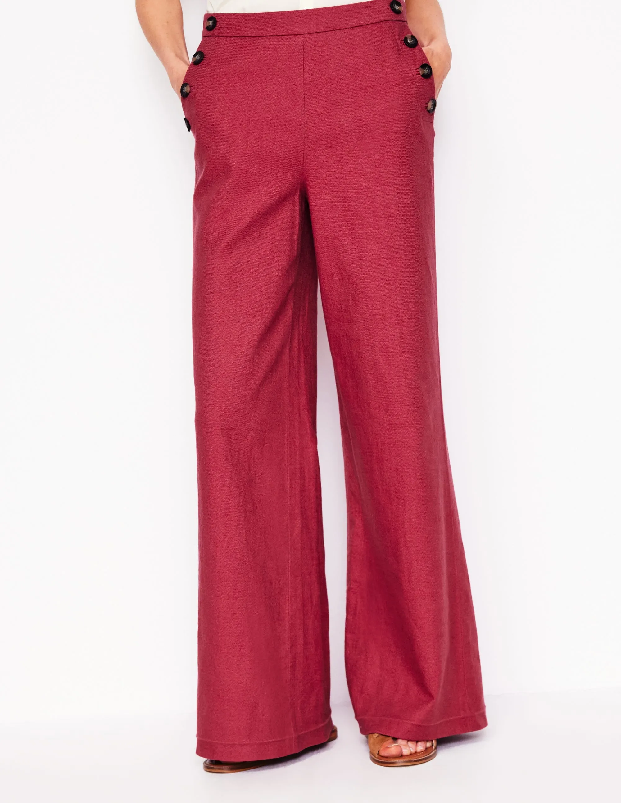 Greenwich Sailor Trousers-Terracotta