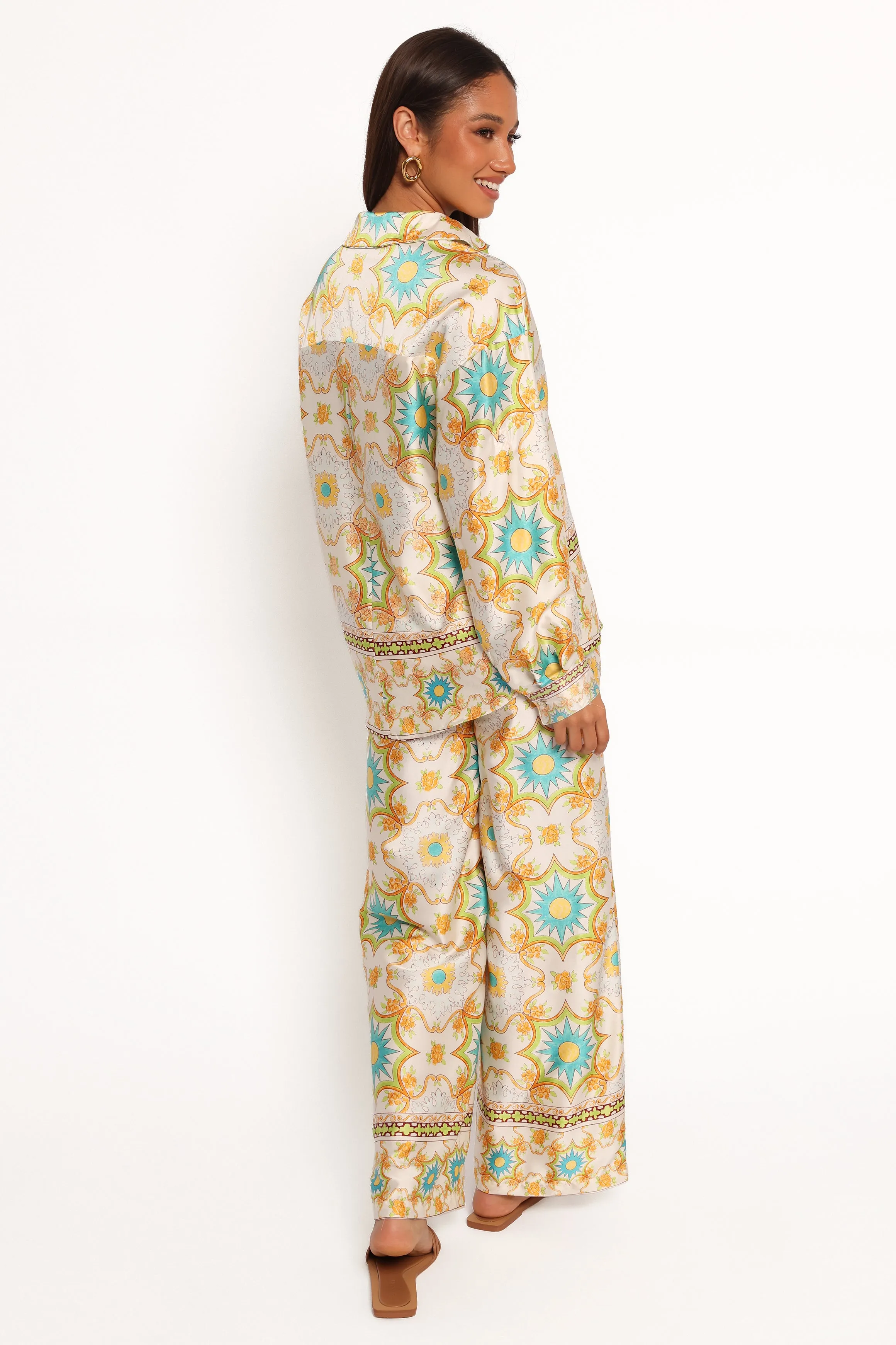 Gretel Pant - White Multi
