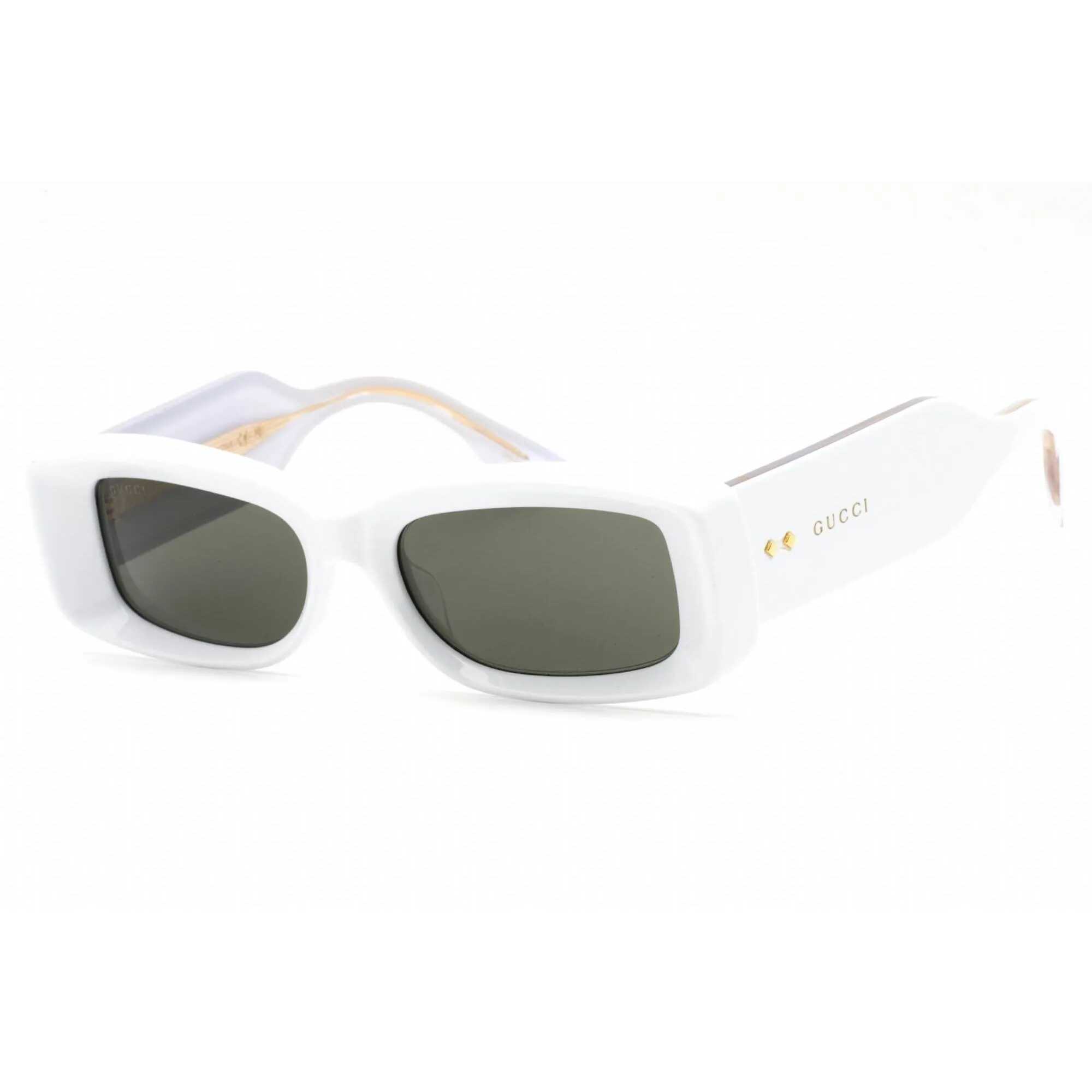Gucci Women's Sunglasses - Sky Blue Rectangular Full Rim Plastic Frame | GG1528S 004