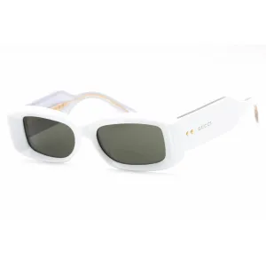 Gucci Women's Sunglasses - Sky Blue Rectangular Full Rim Plastic Frame | GG1528S 004