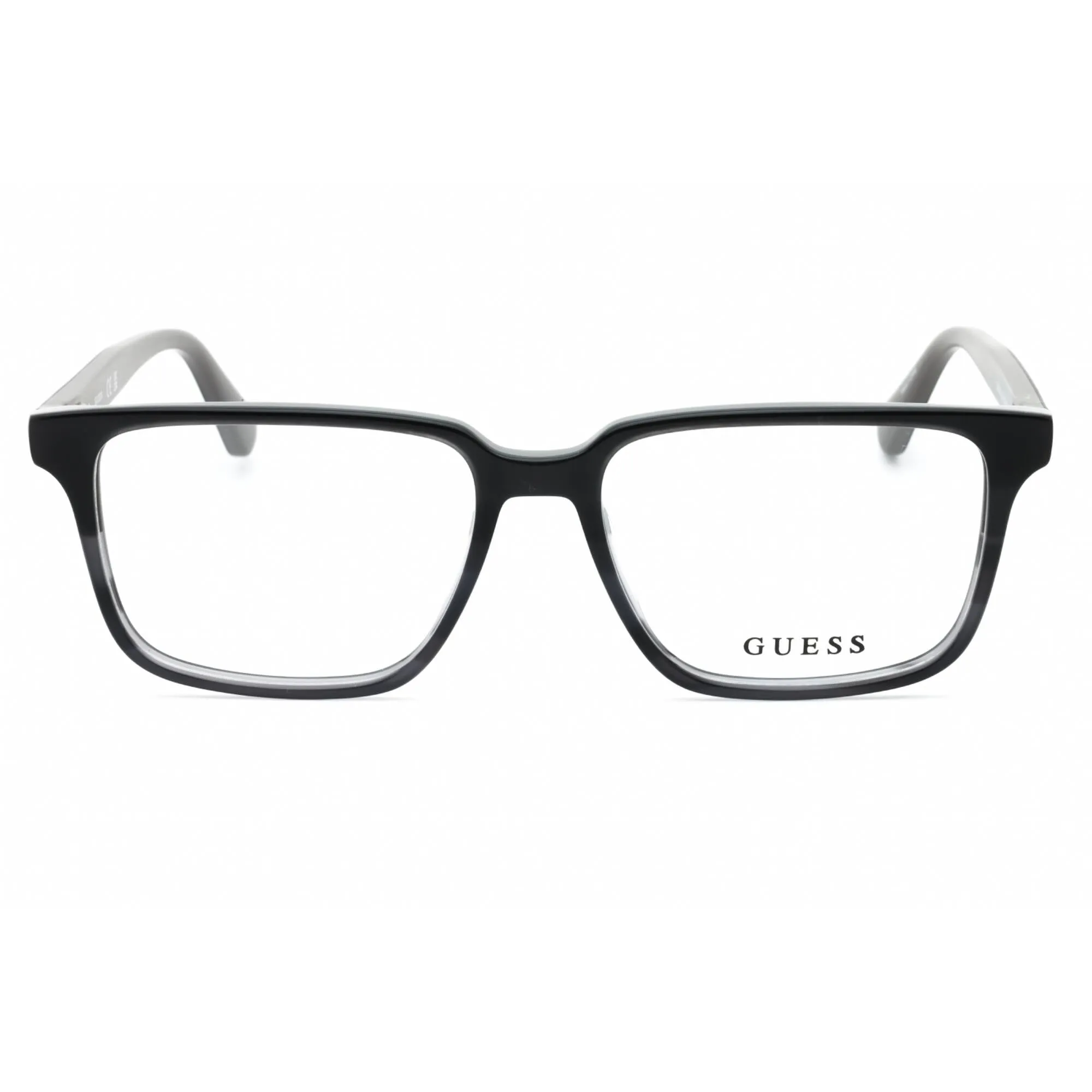 Guess Men's Eyeglasses - Grey/Other Acetate Square Shape Full Rim Frame | GU50047 020
