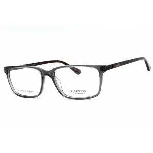 Hackett Women's Eyeglasses - Grey Plastic Full Rim Rectangular Frame | HEK1214 968