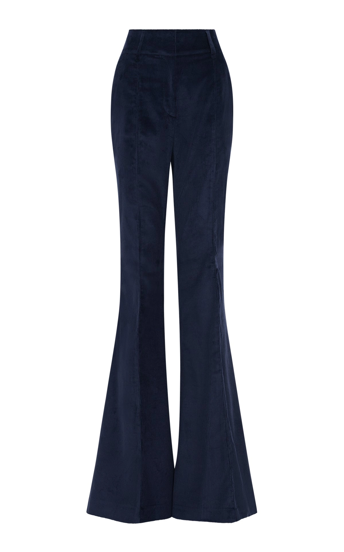 Ianthe Flare Pant in Dark Navy Sea Island Cotton Corduroy