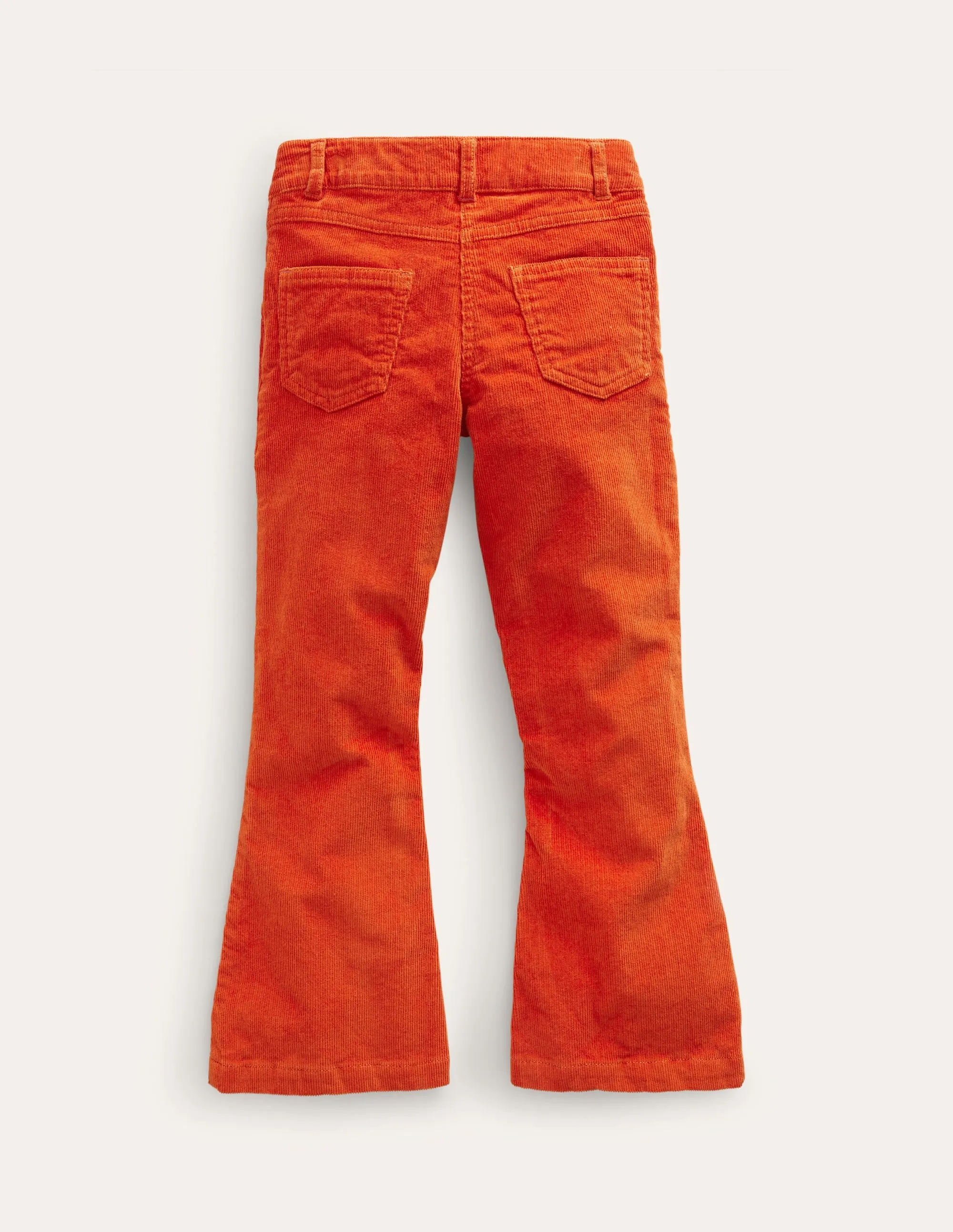 Kick Flare Jean-Maple Orange Cord