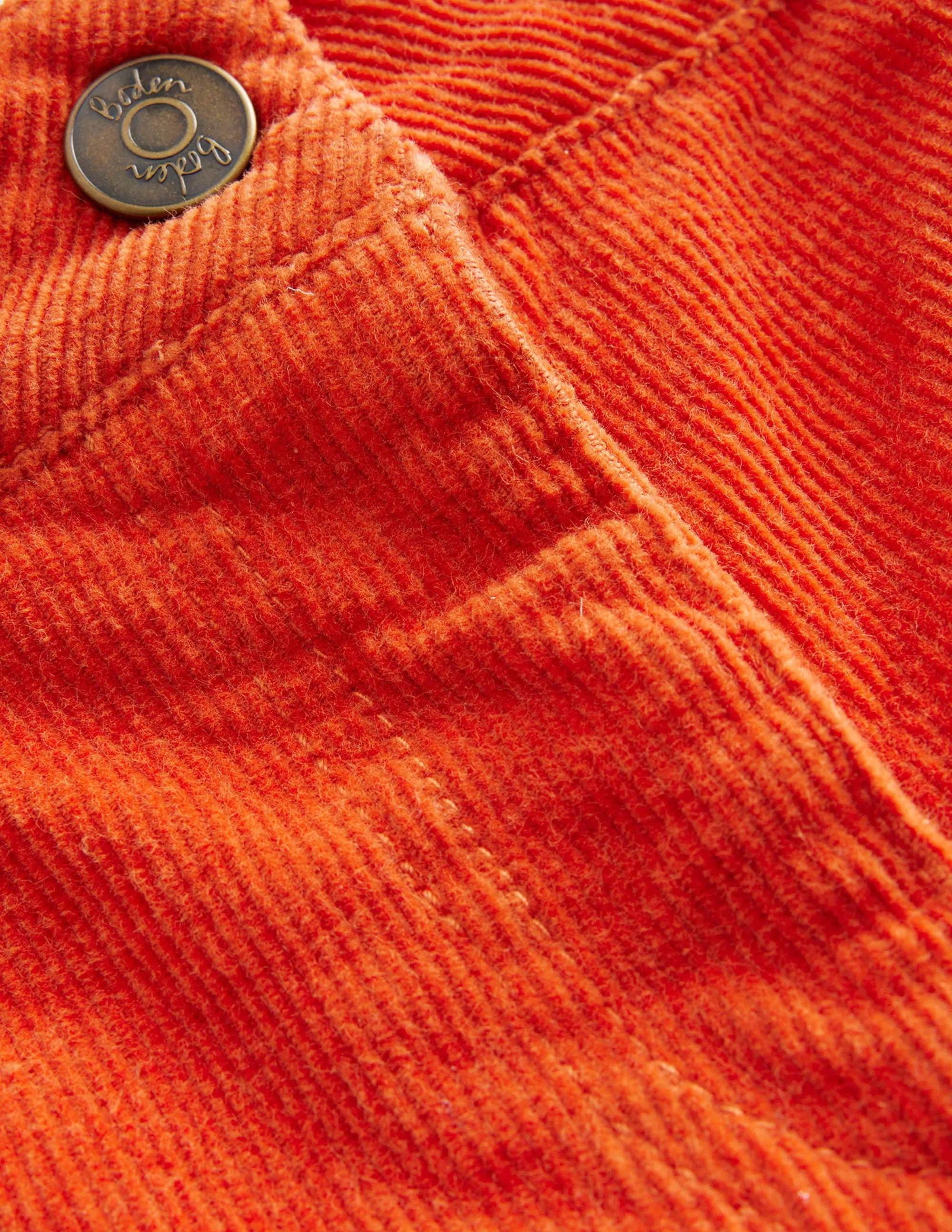 Kick Flare Jean-Maple Orange Cord