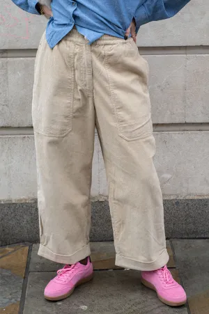L.F. Markey Beckett Crop Ecru Trousers
