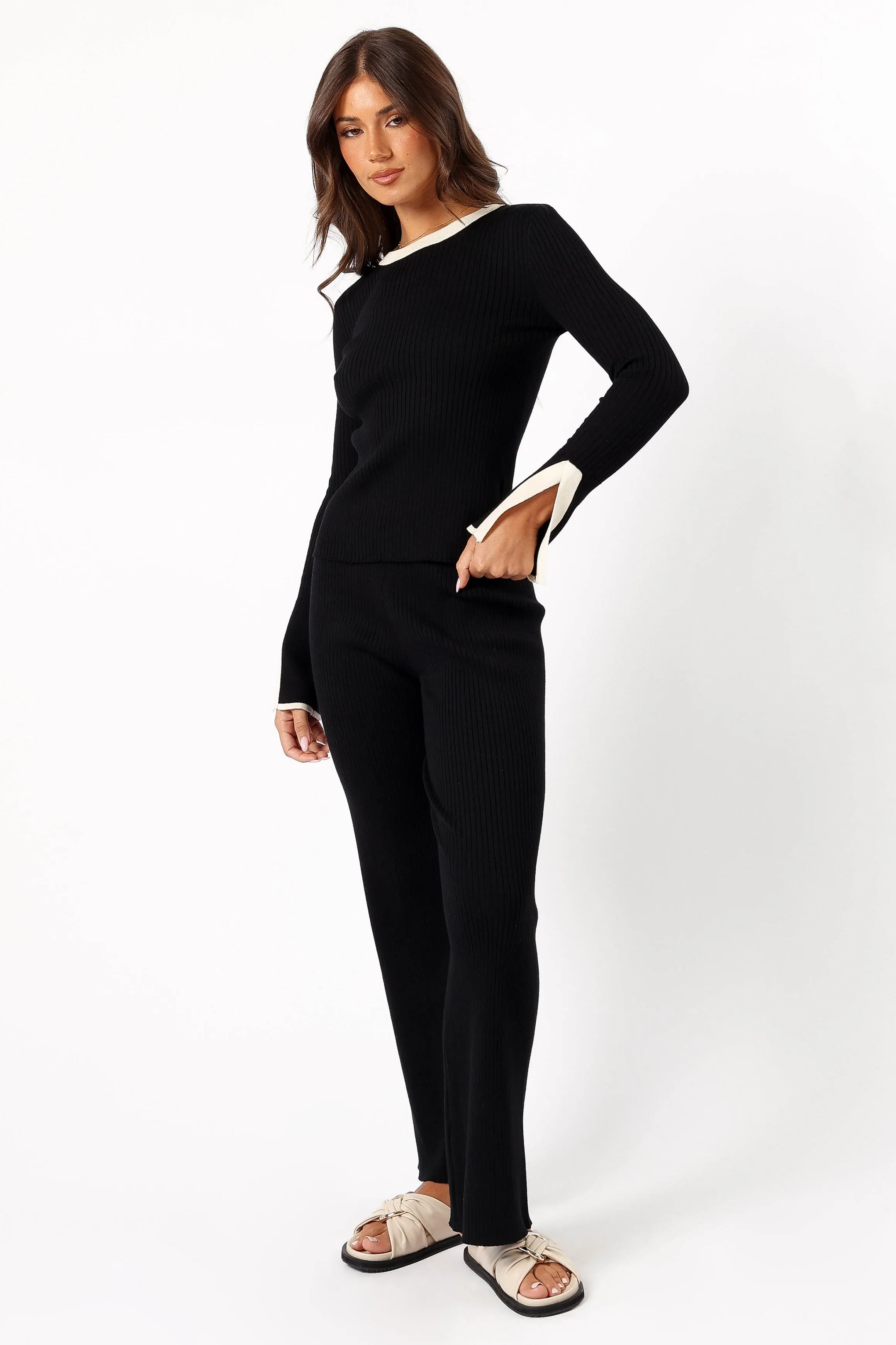 Lizbeth Knit Pant - Black