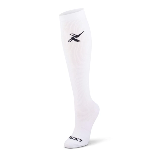 LxsGo ACTIVE Compression Socks for Men & Women 1 Pair White