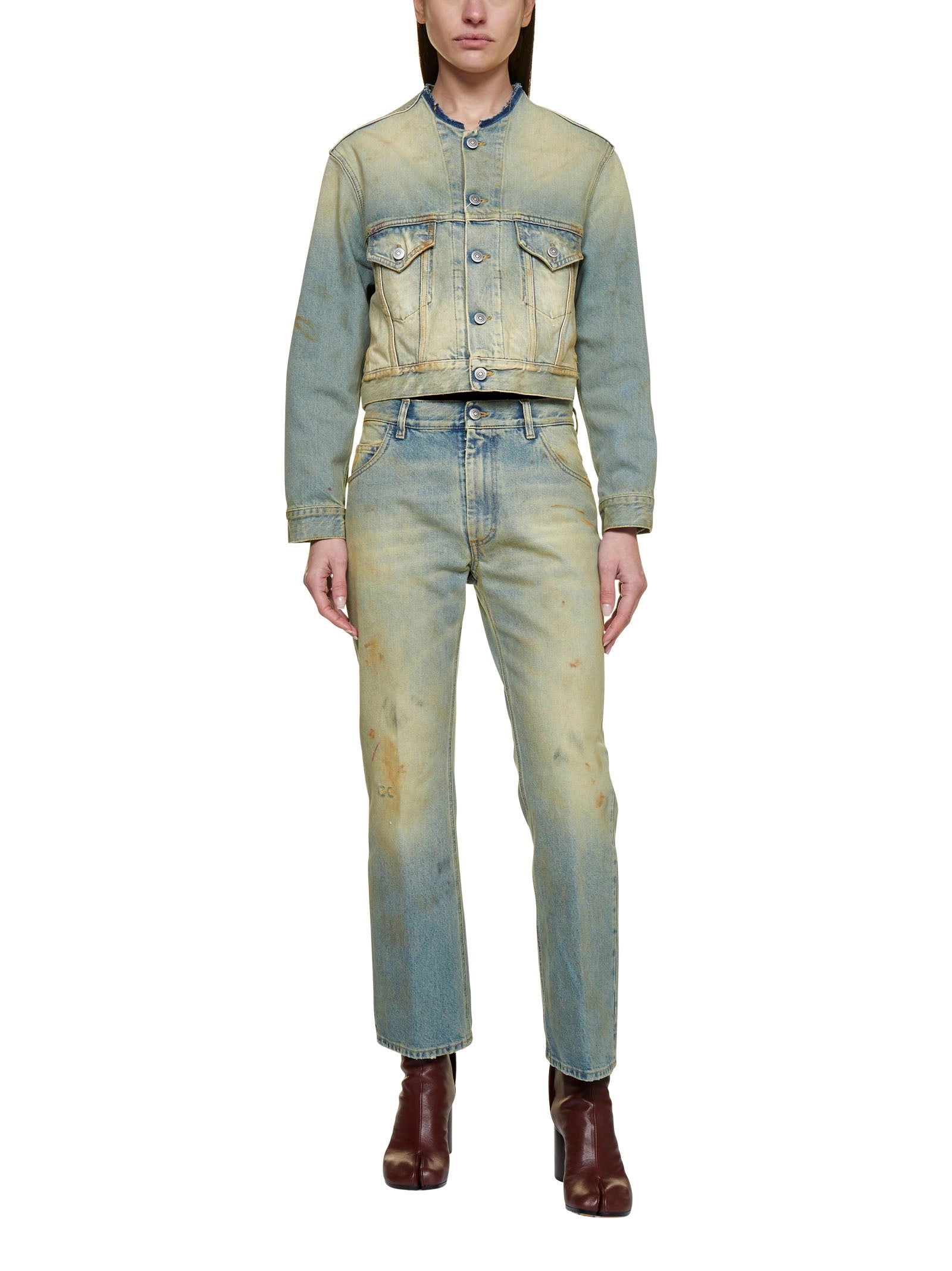 Maison Margiela Cropped Flare Jeans