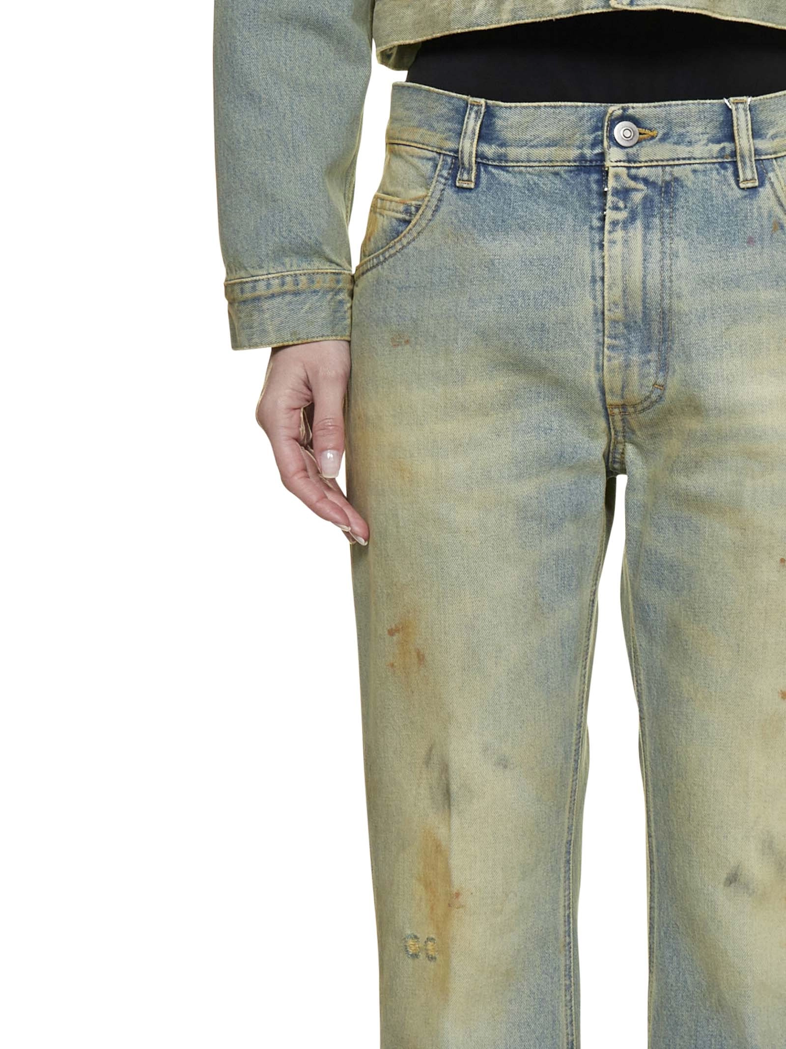 Maison Margiela Cropped Flare Jeans
