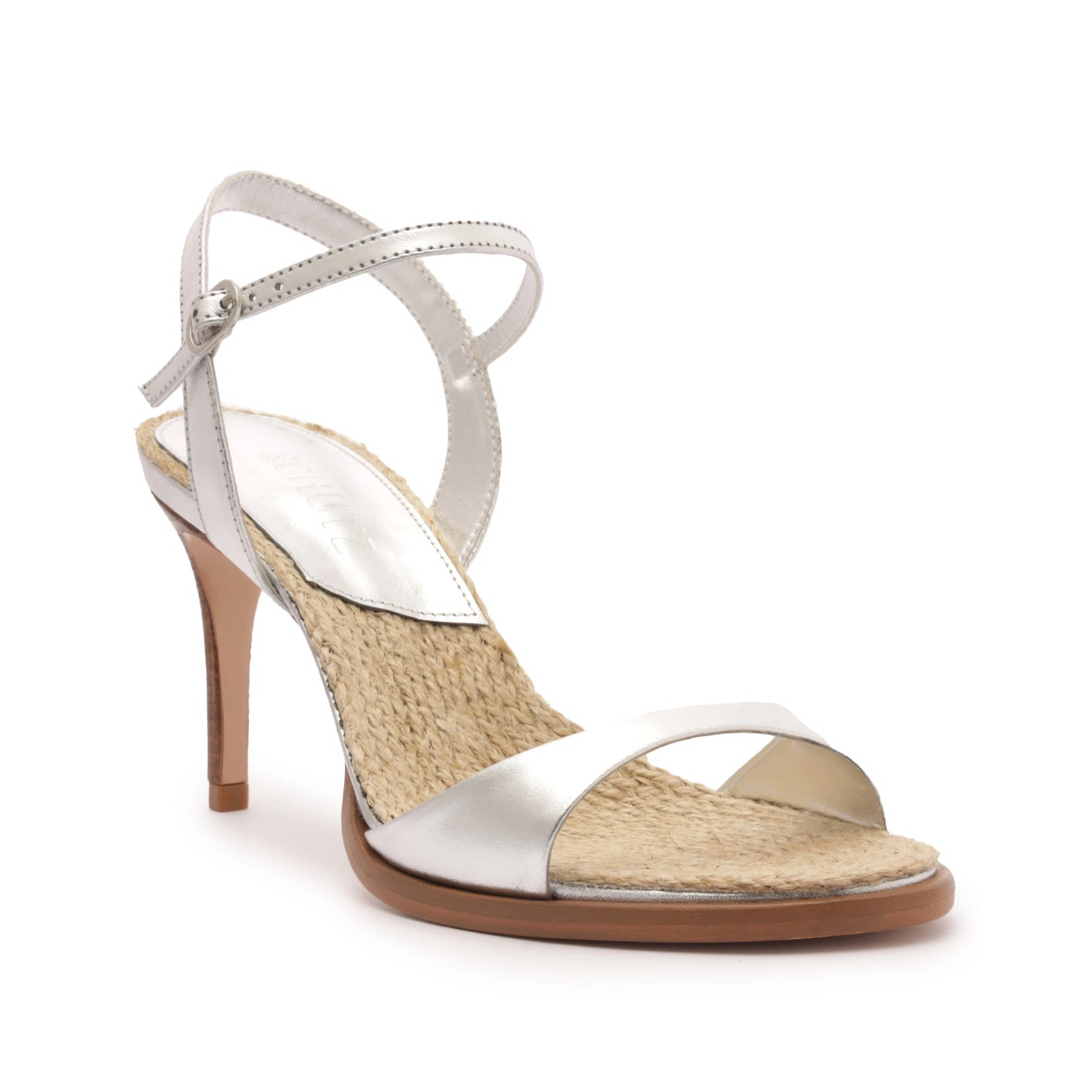 Marbella Mid Metallic Leather Sandal